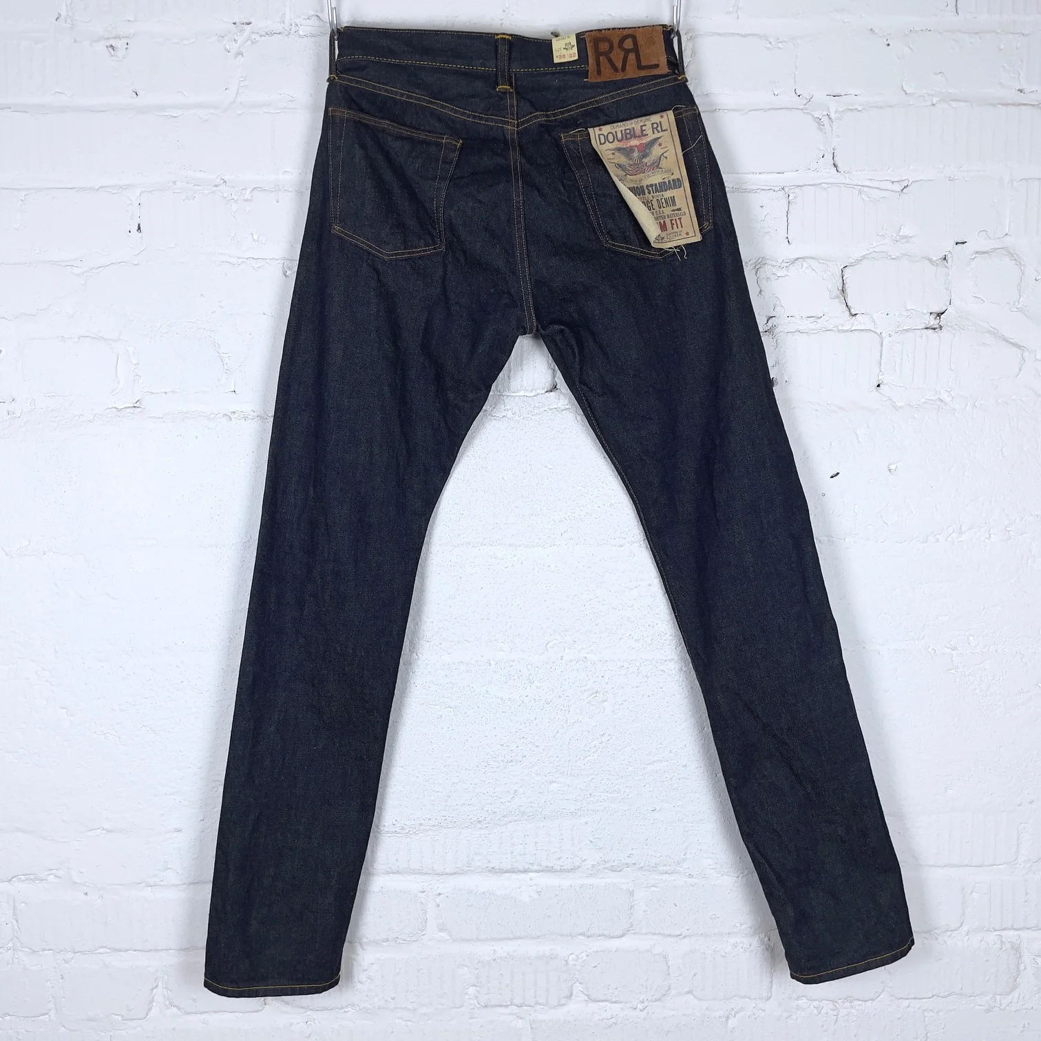 rrl | slim fit jeans once washed 3 - Image 7