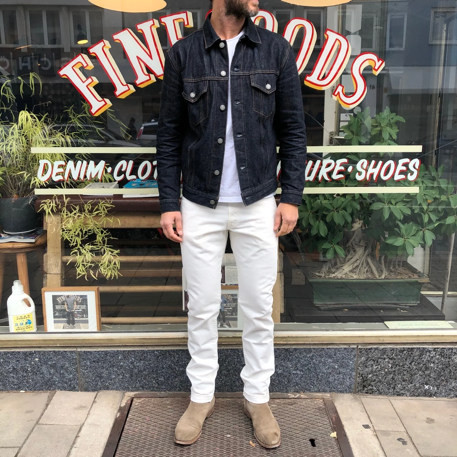 rrl | slim fit jeans whitestone - Image 2