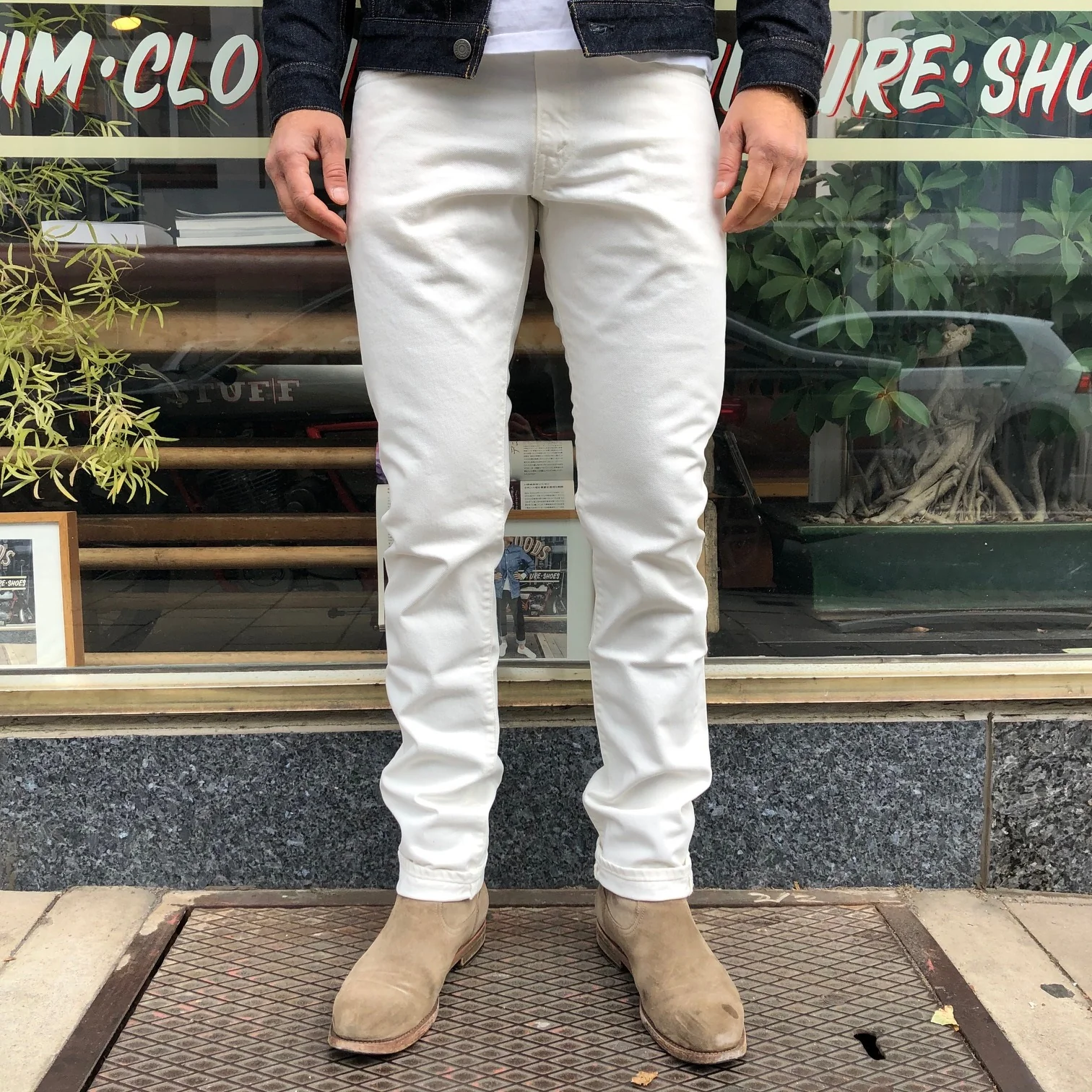 rrl | slim fit jeans whitestone - Image 3