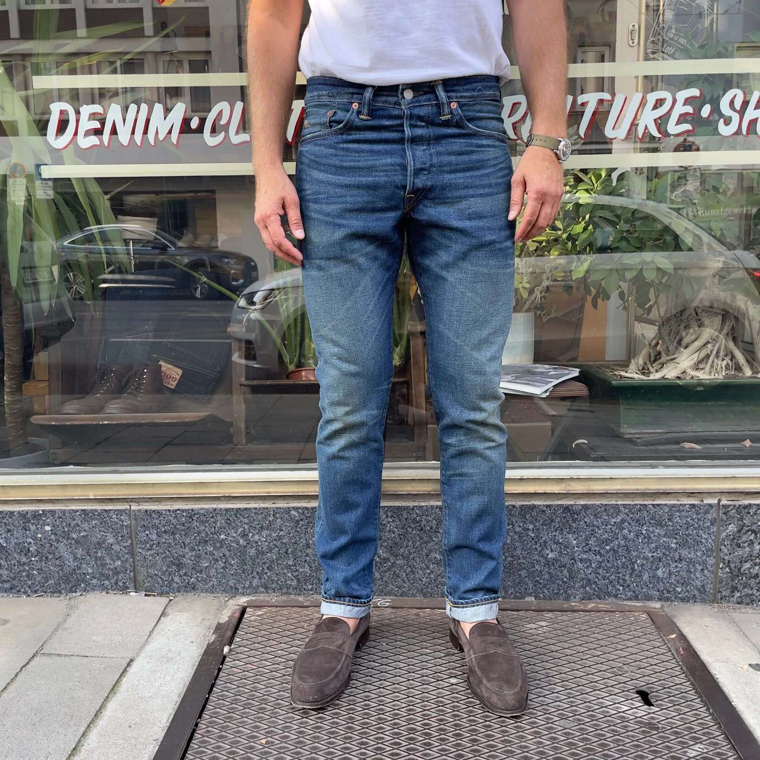 rrl | slim narrow grandfalls jean - Image 2