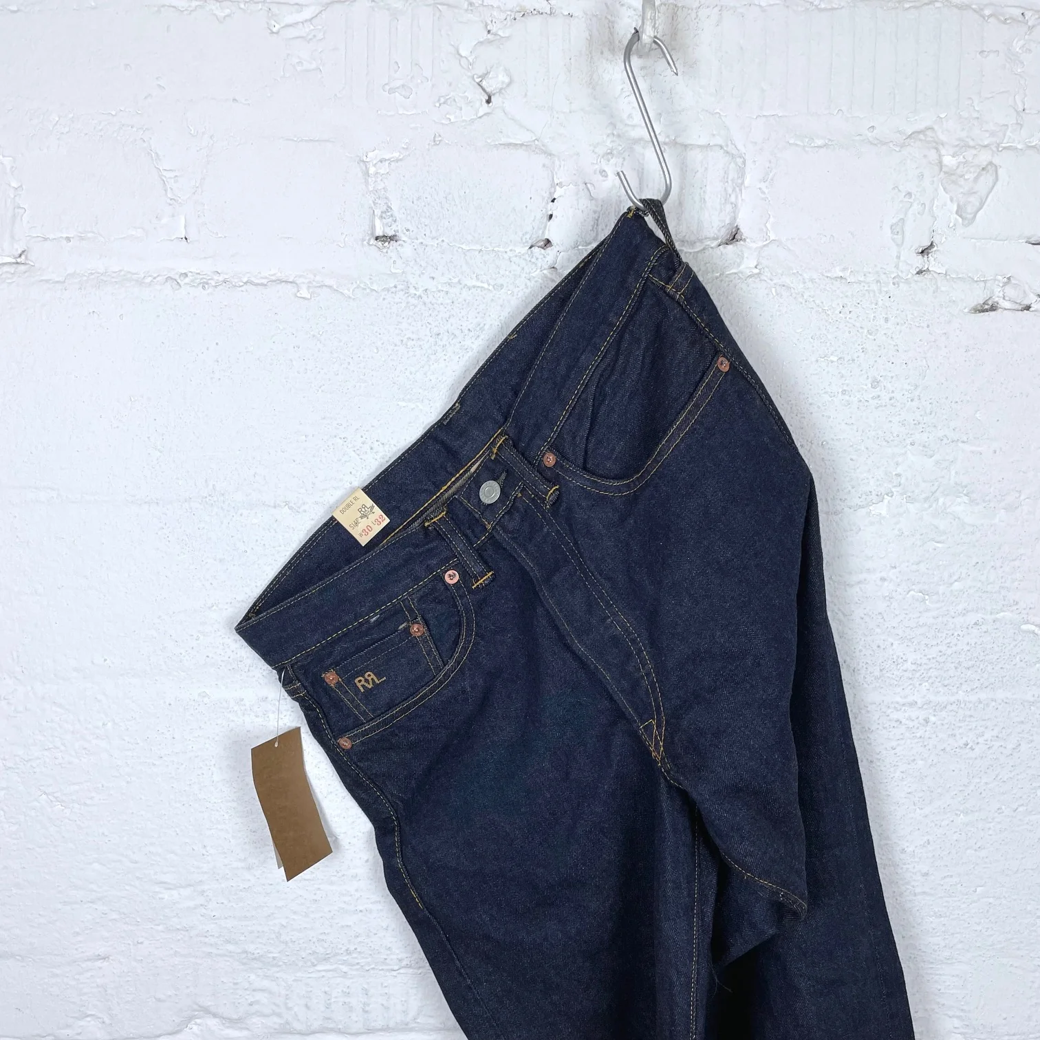 rrl | straight fit jeans once washed - Image 6