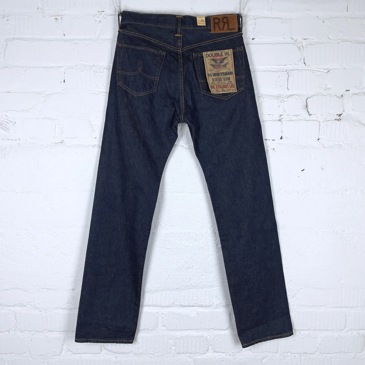 rrl | straight fit jeans once washed - Image 8