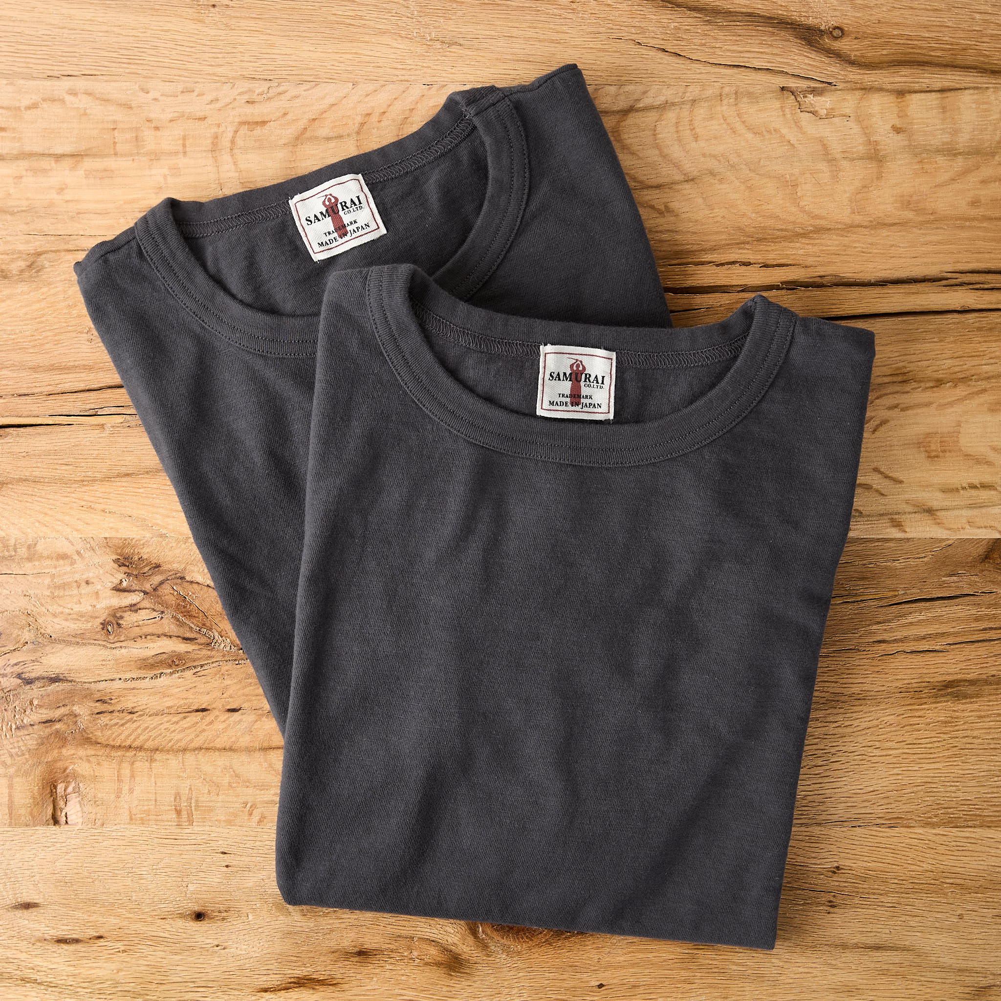 samurai | 2pst-01 (plain 2pac tee) - charcoal