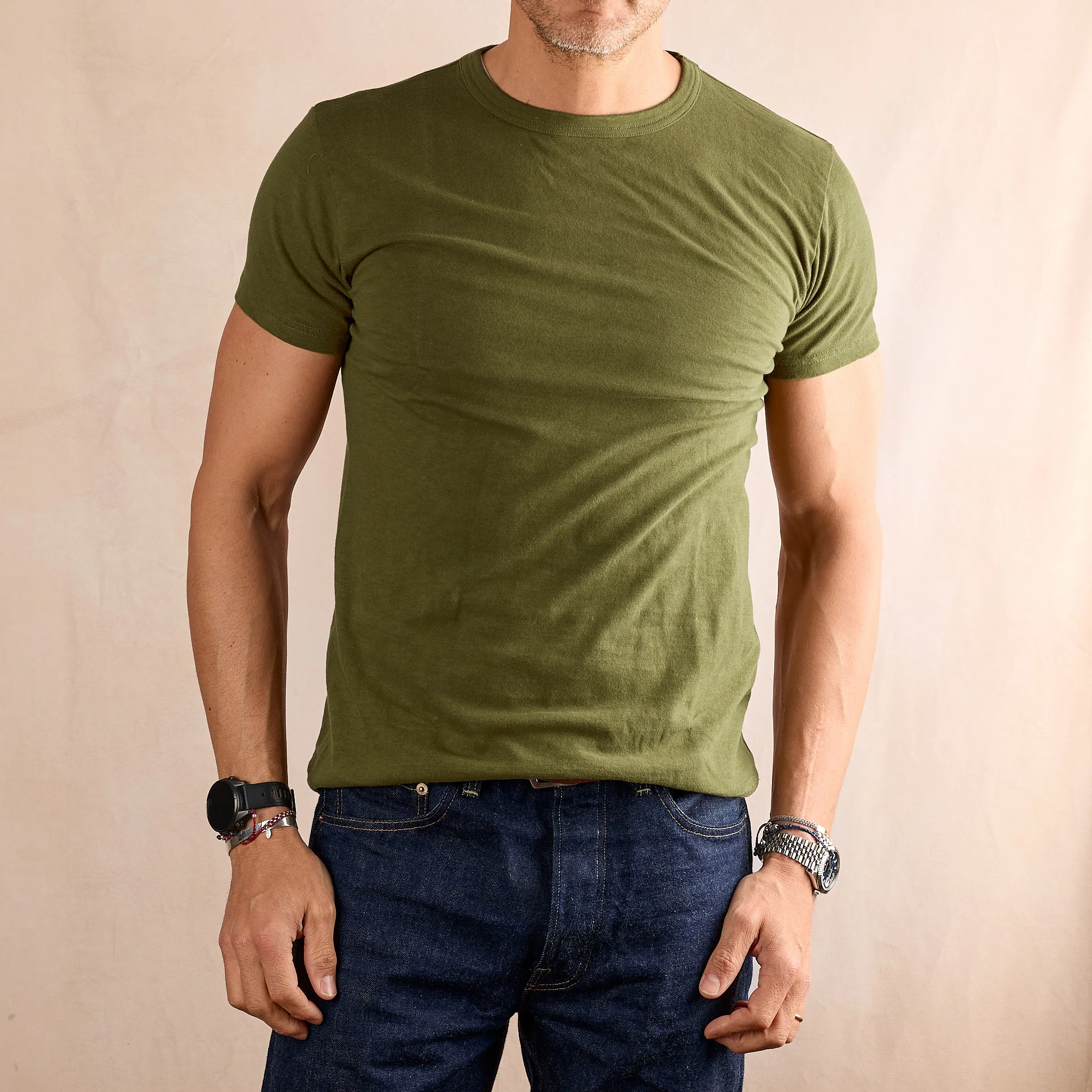 samurai | 2pst-01 (plain 2pac tee) - olive - Image 2
