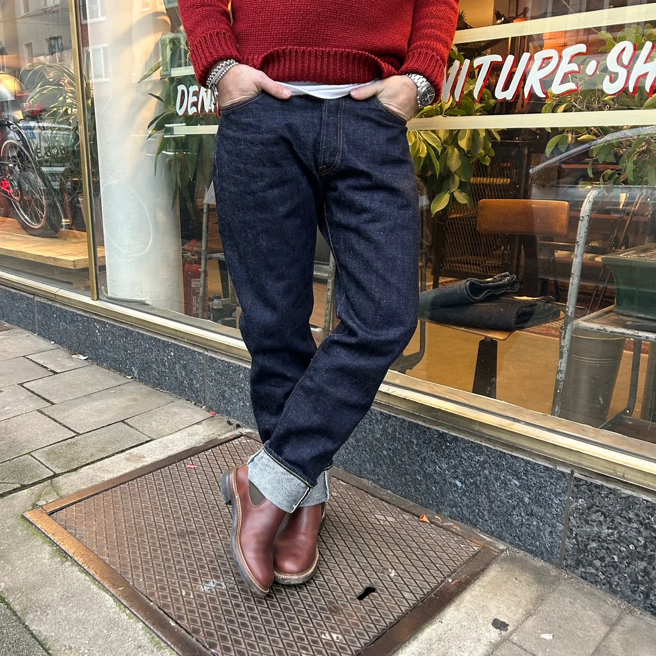 samurai | s520xx 21oz cho-kiwami jeans relaxed tapered - Image 3