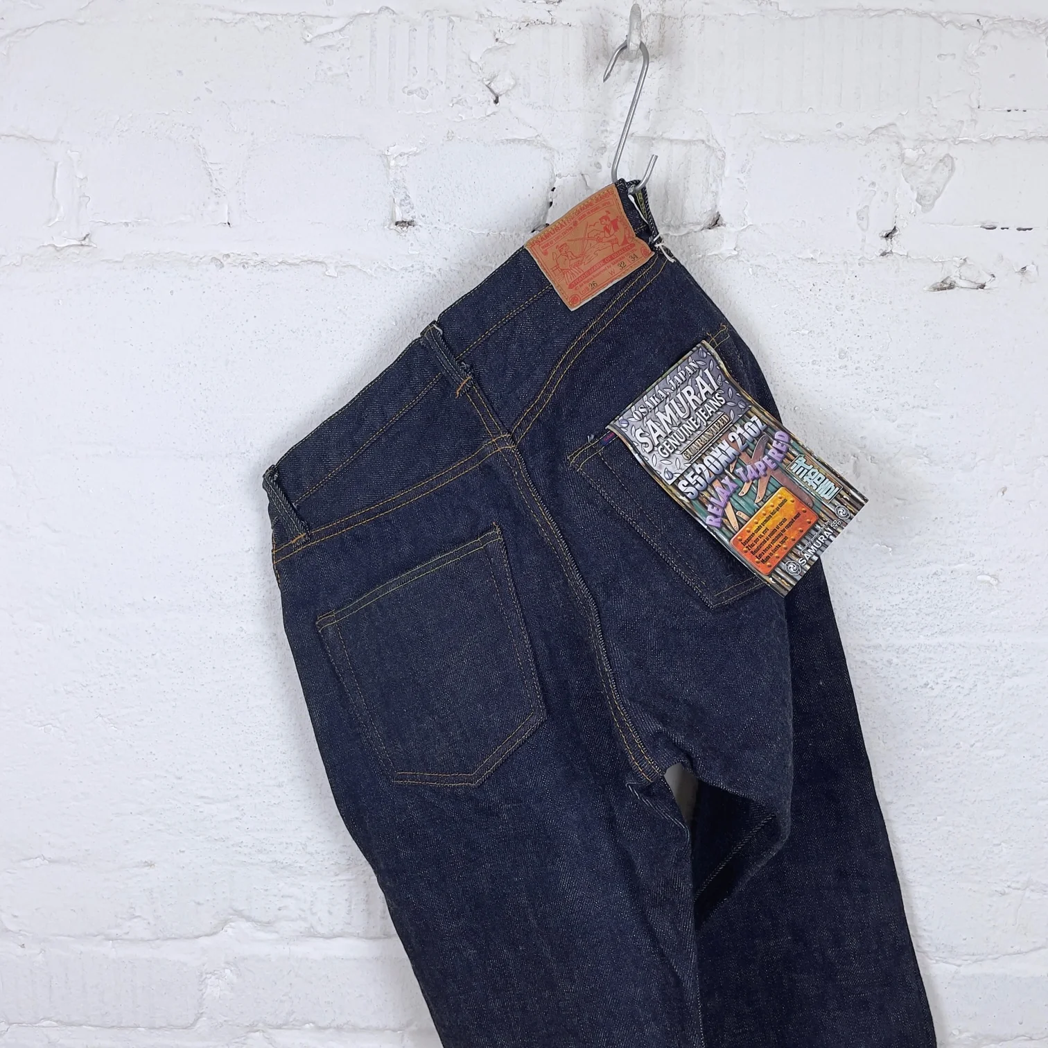samurai | s520xx 21oz cho-kiwami jeans relaxed tapered - Image 9