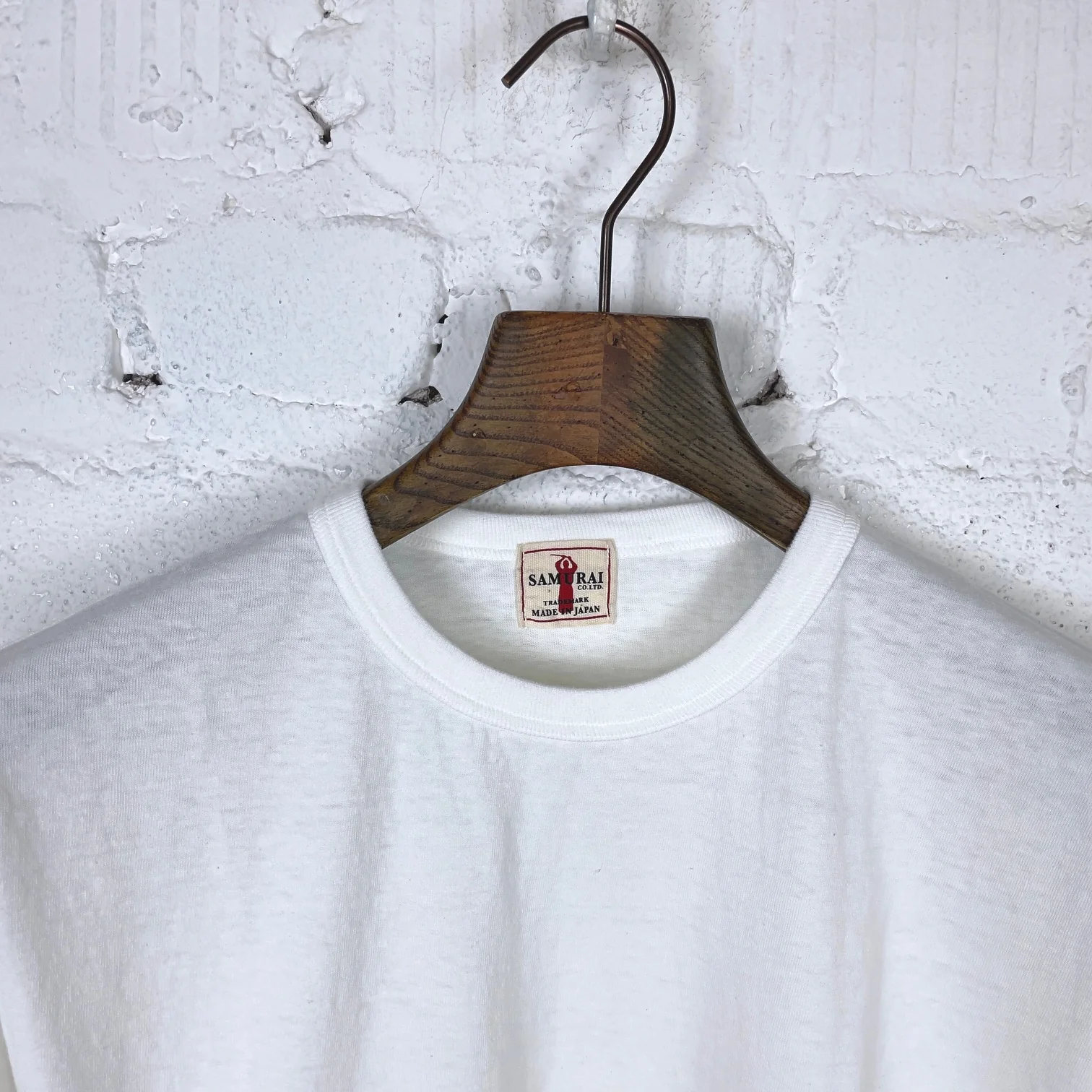 samurai | sj2pst-crew 2pack loopwheel t-shirt white - Image 3