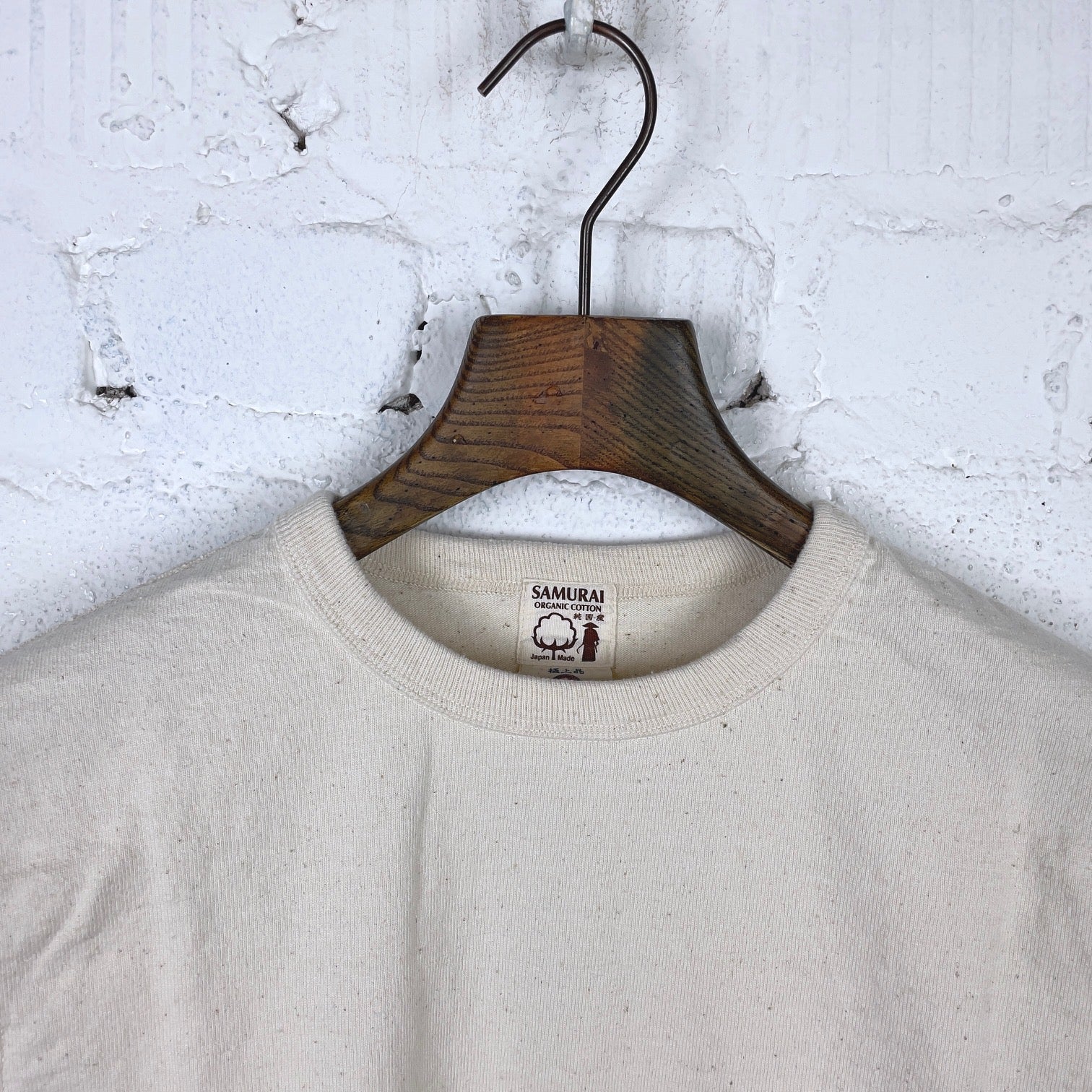 samurai | sjst-sc03 japanese cotton made pocket tee - natural - Image 3