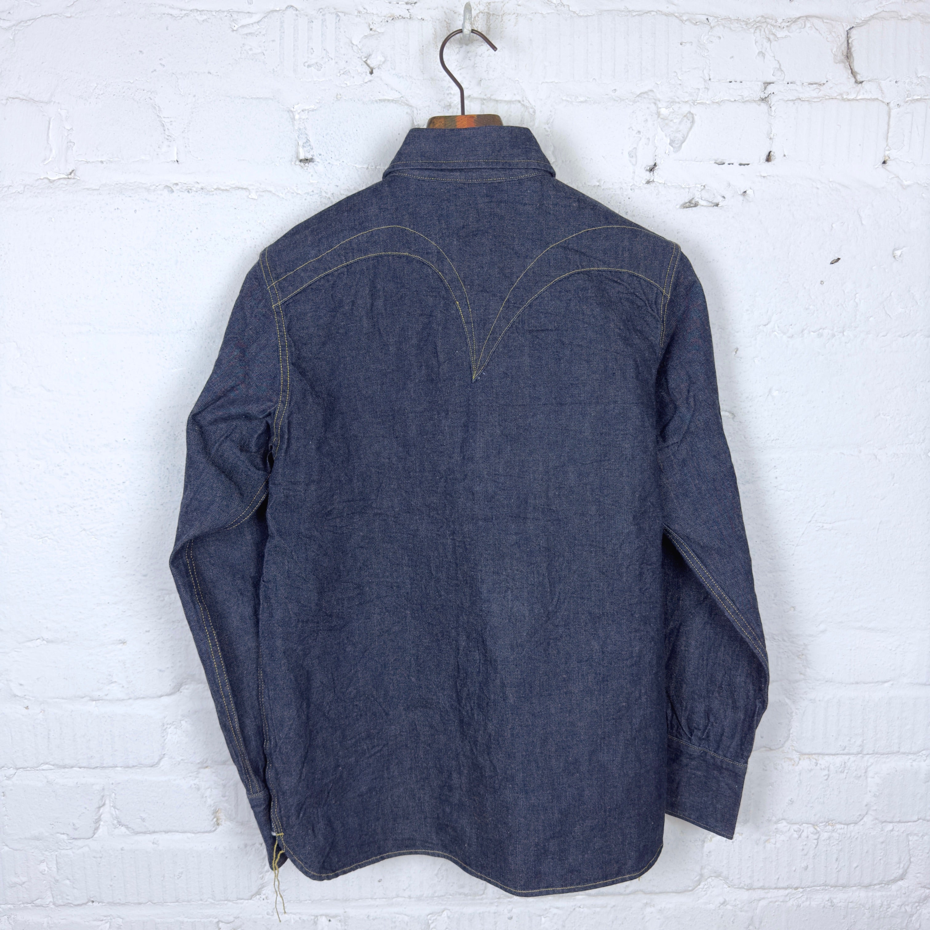 samurai | "kamome swd-l01" selvedge western denim shirt - Image 6