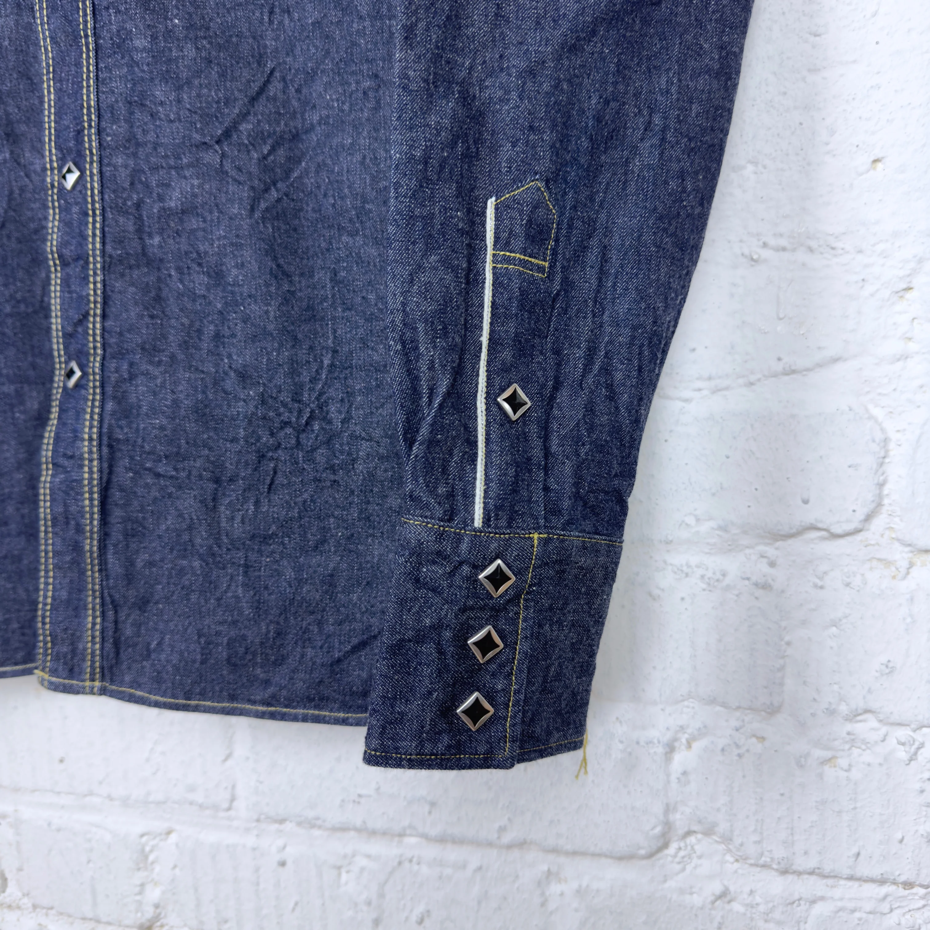 samurai | "kamome swd-l01" selvedge western denim shirt - Image 7