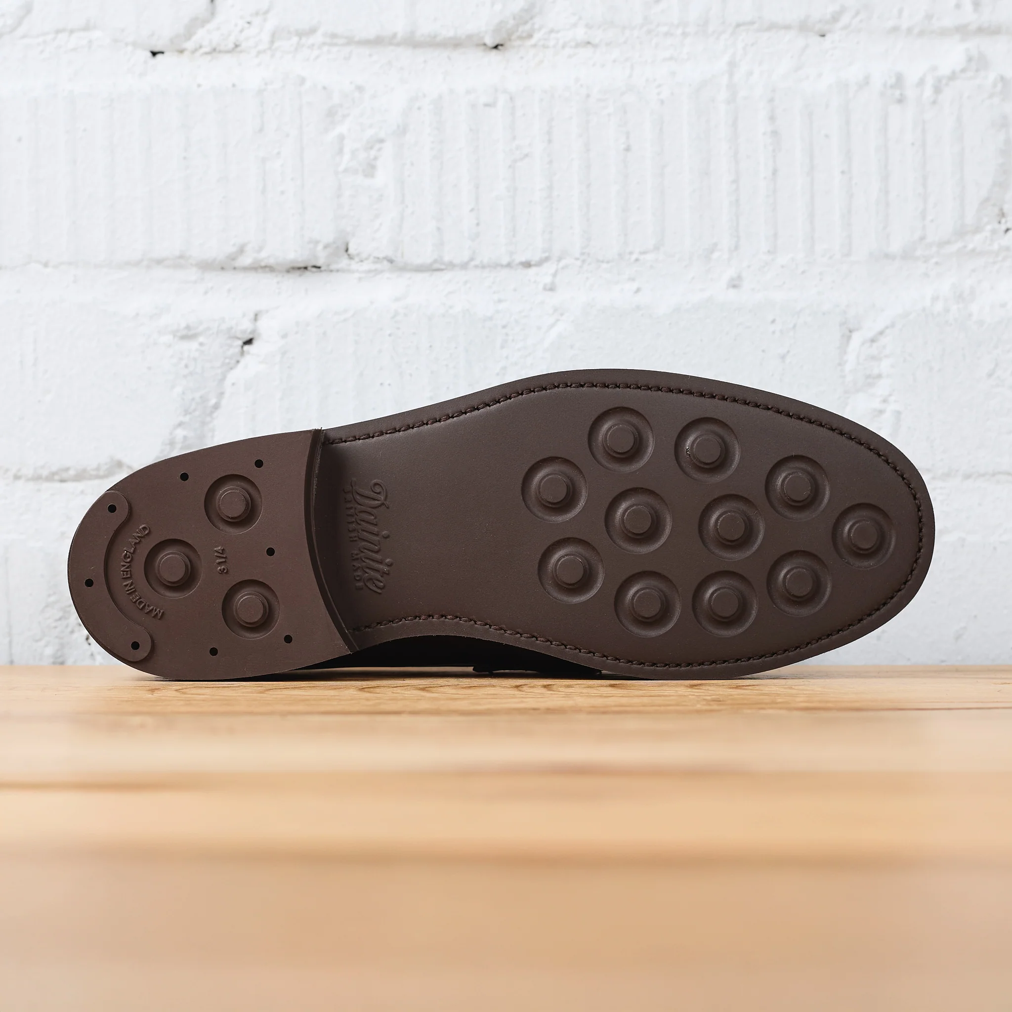 sanders | butt seam loafer shoe burgundy - Image 3