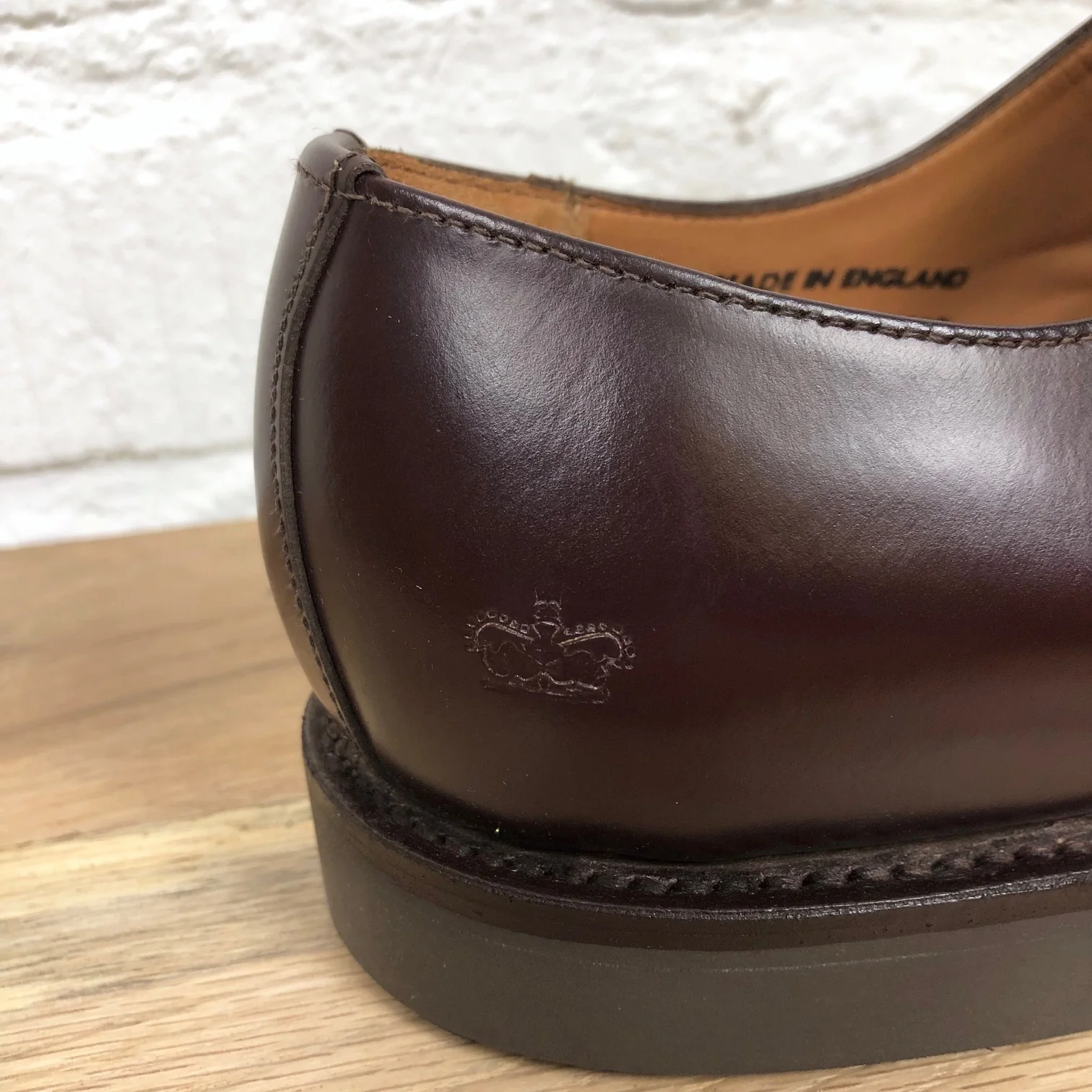 sanders | picusa gibson cap toe shoe burgundy - Image 4