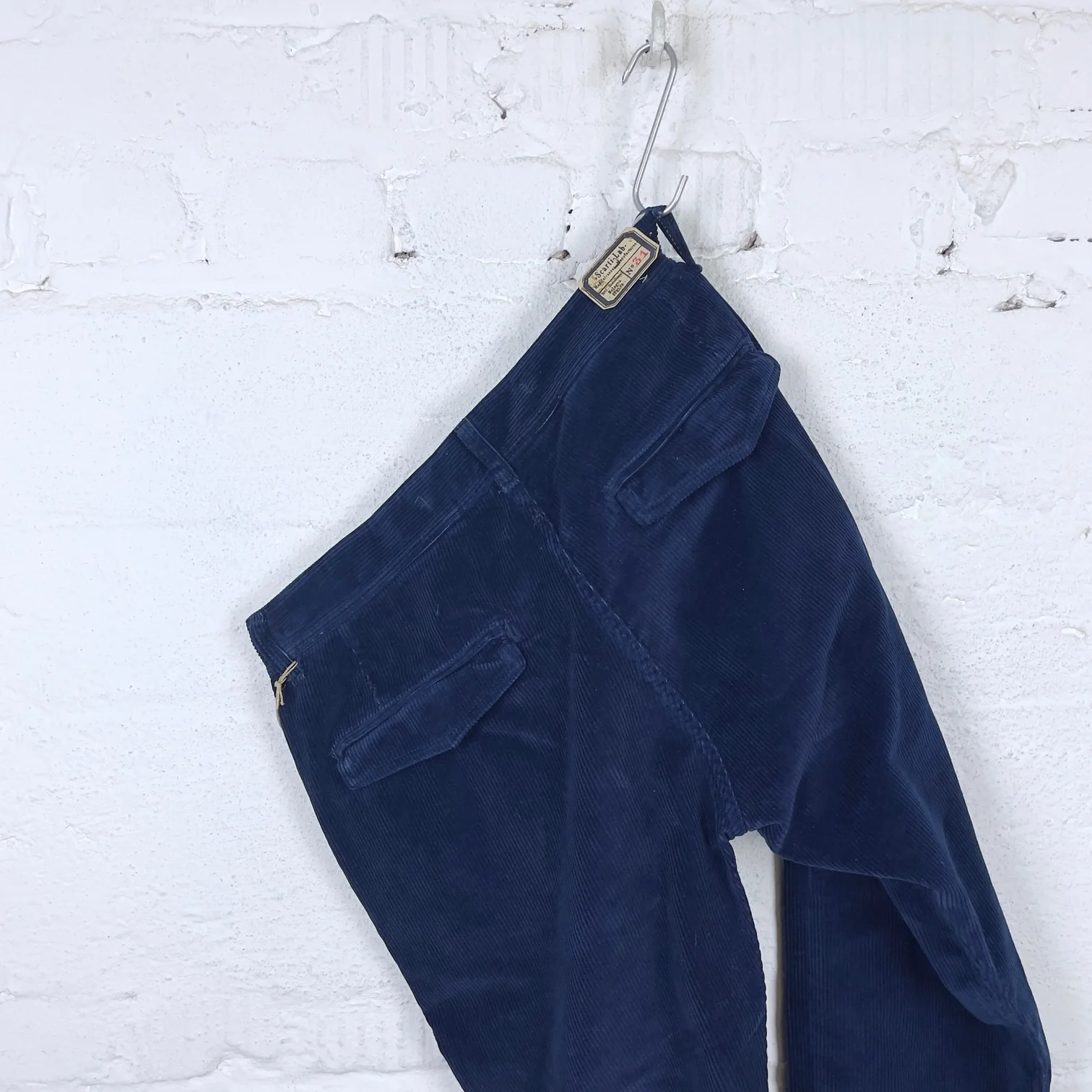 scarti lab | chino 101 sh454 corduroy indigo one wash - Image 4