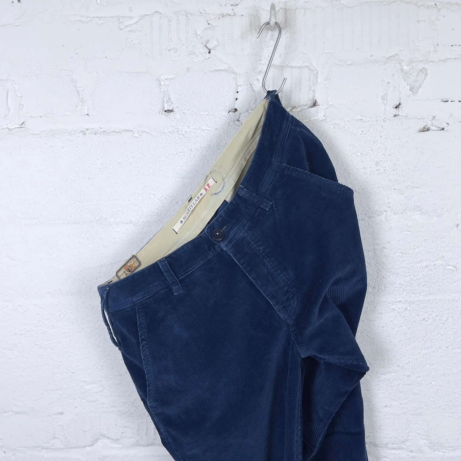 scarti lab | chino 101 sh454 corduroy indigo stone washed - Image 6
