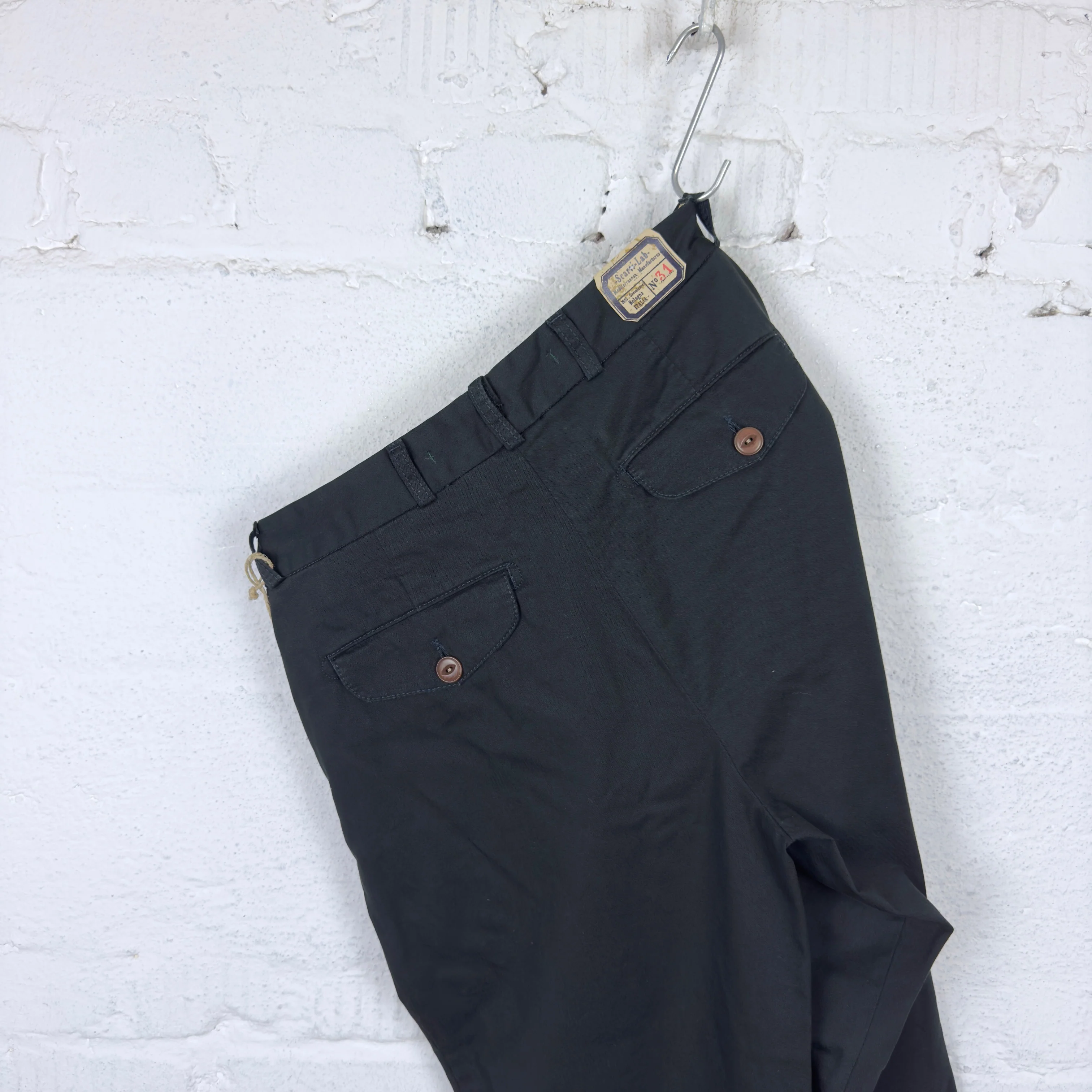 scarti lab | chino 122 sh473 black stone washed - Image 3