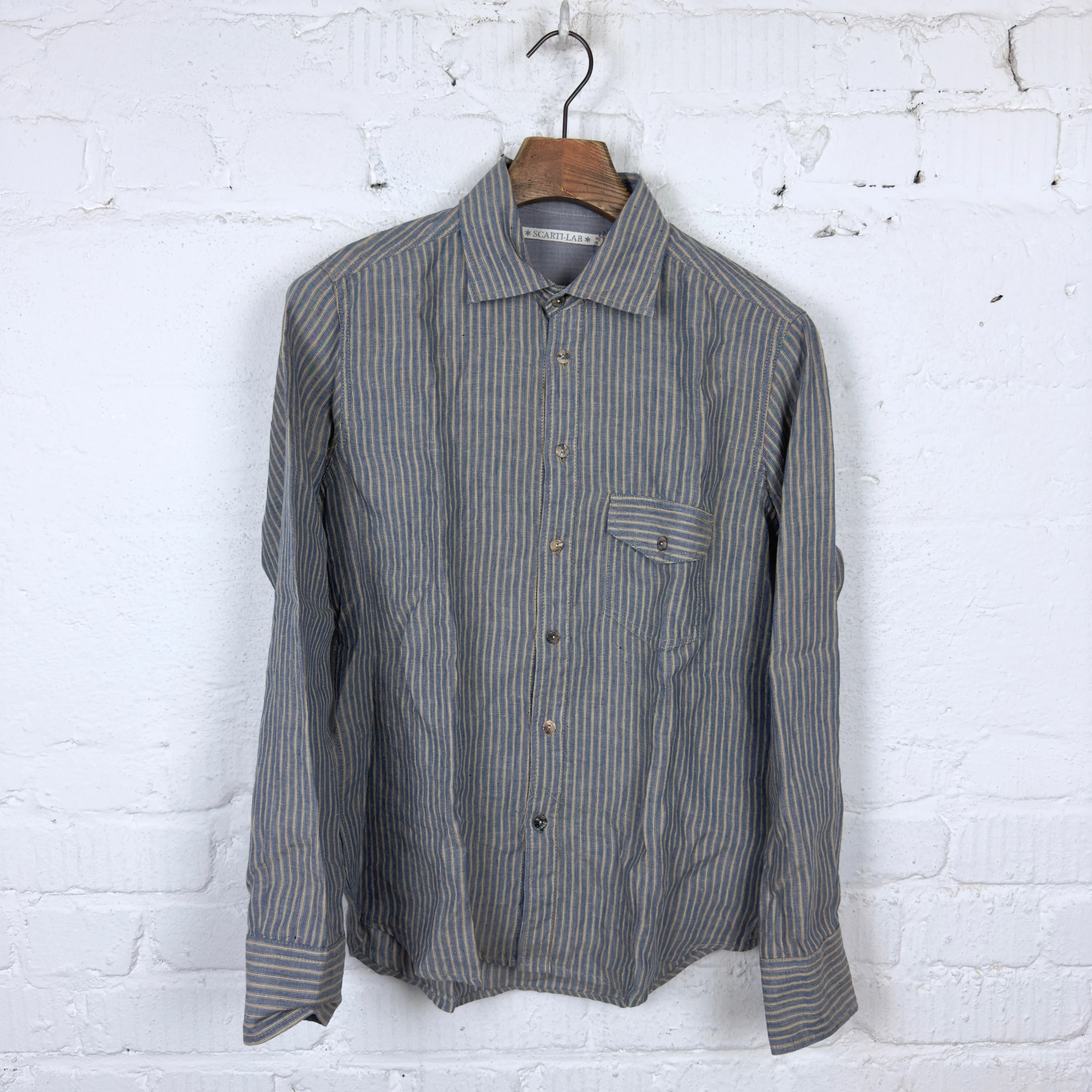 scarti lab | linen shirt 312 sh467