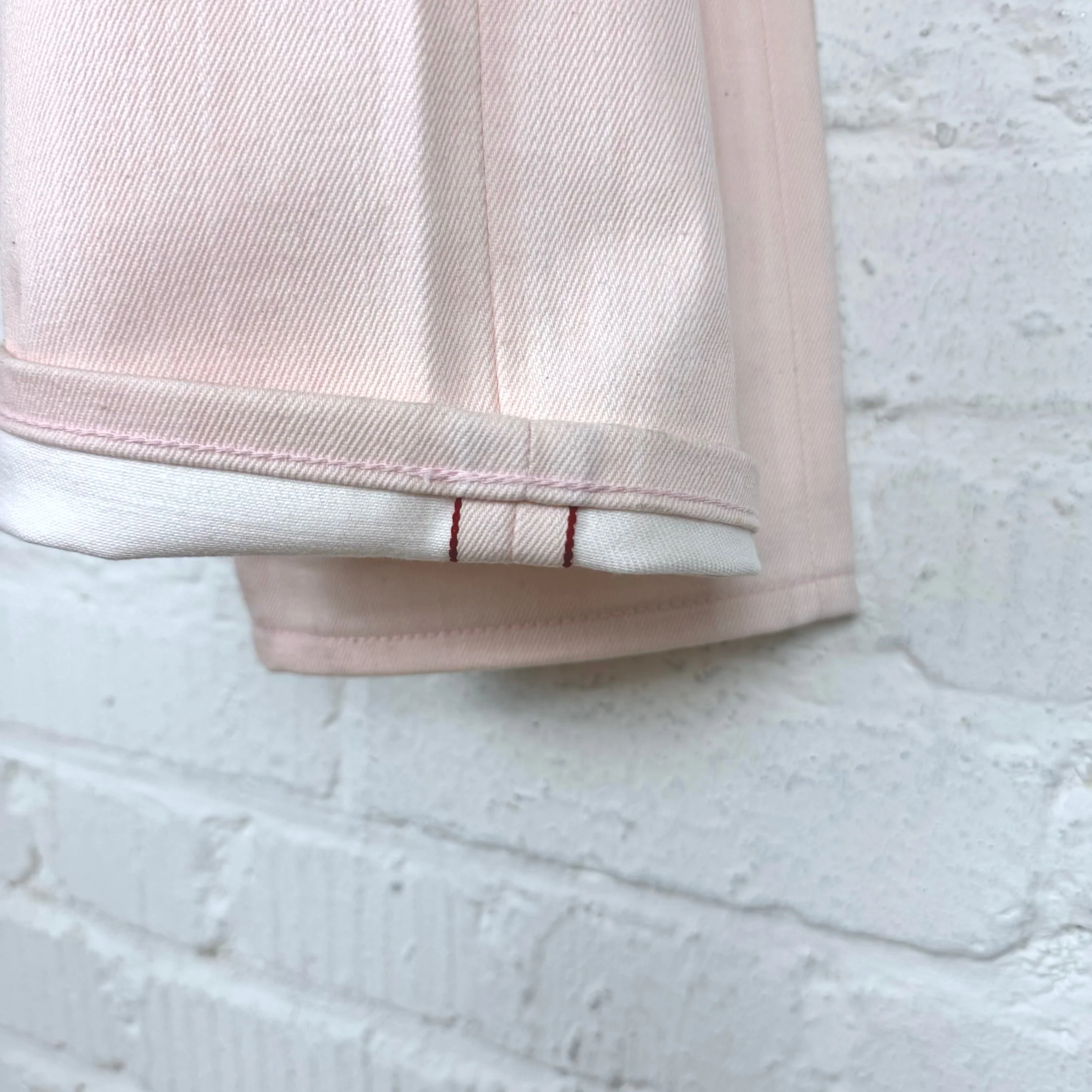 schaeffer's garment hotel | 103 pink over white - tall rise jean - Image 8