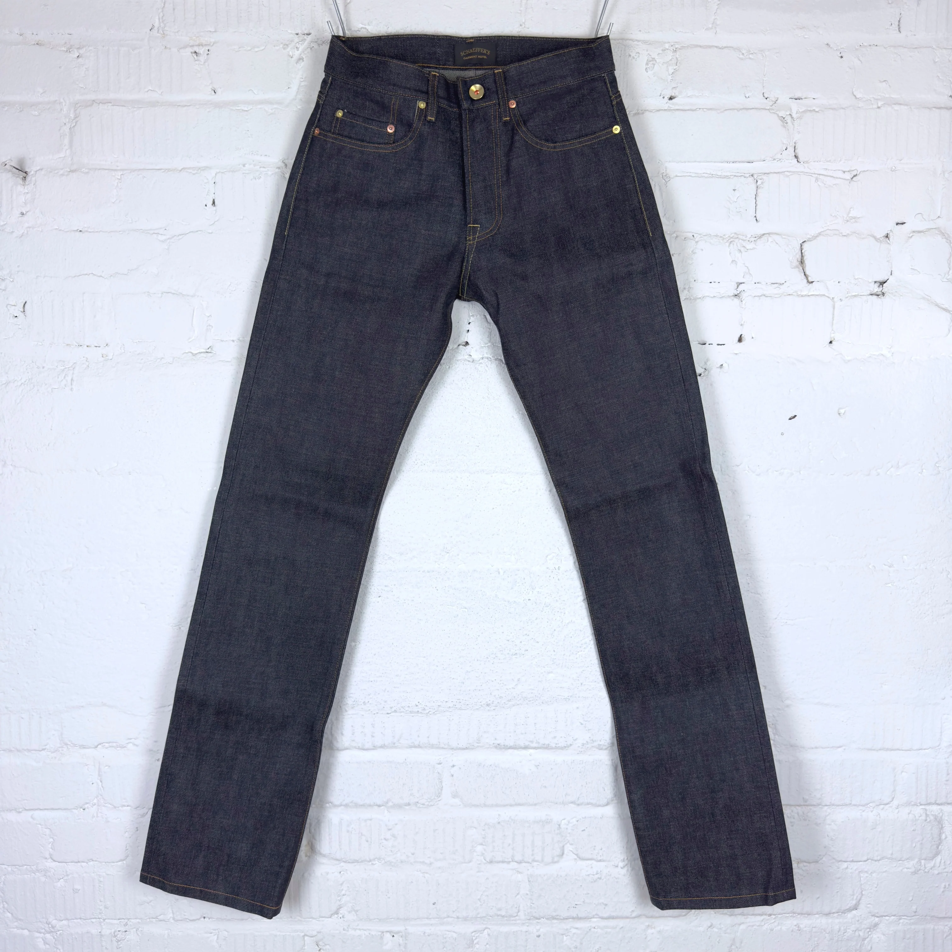 schaeffer's garment hotel | 103 rope indigo - tall rise jean