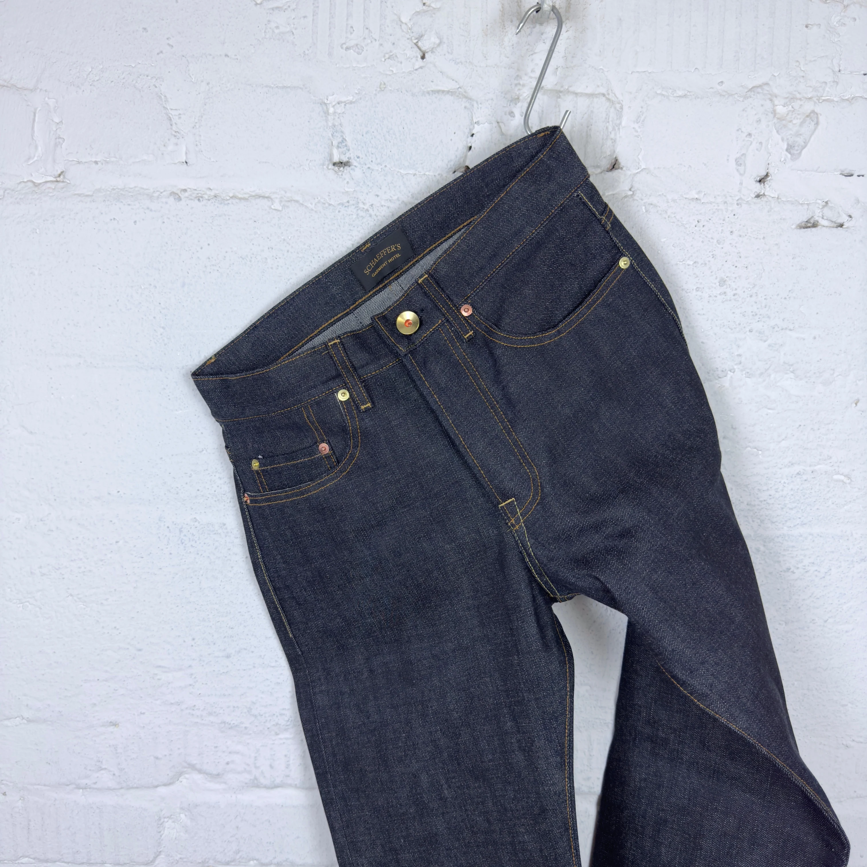 schaeffer's garment hotel | 103 rope indigo - tall rise jean - Image 4