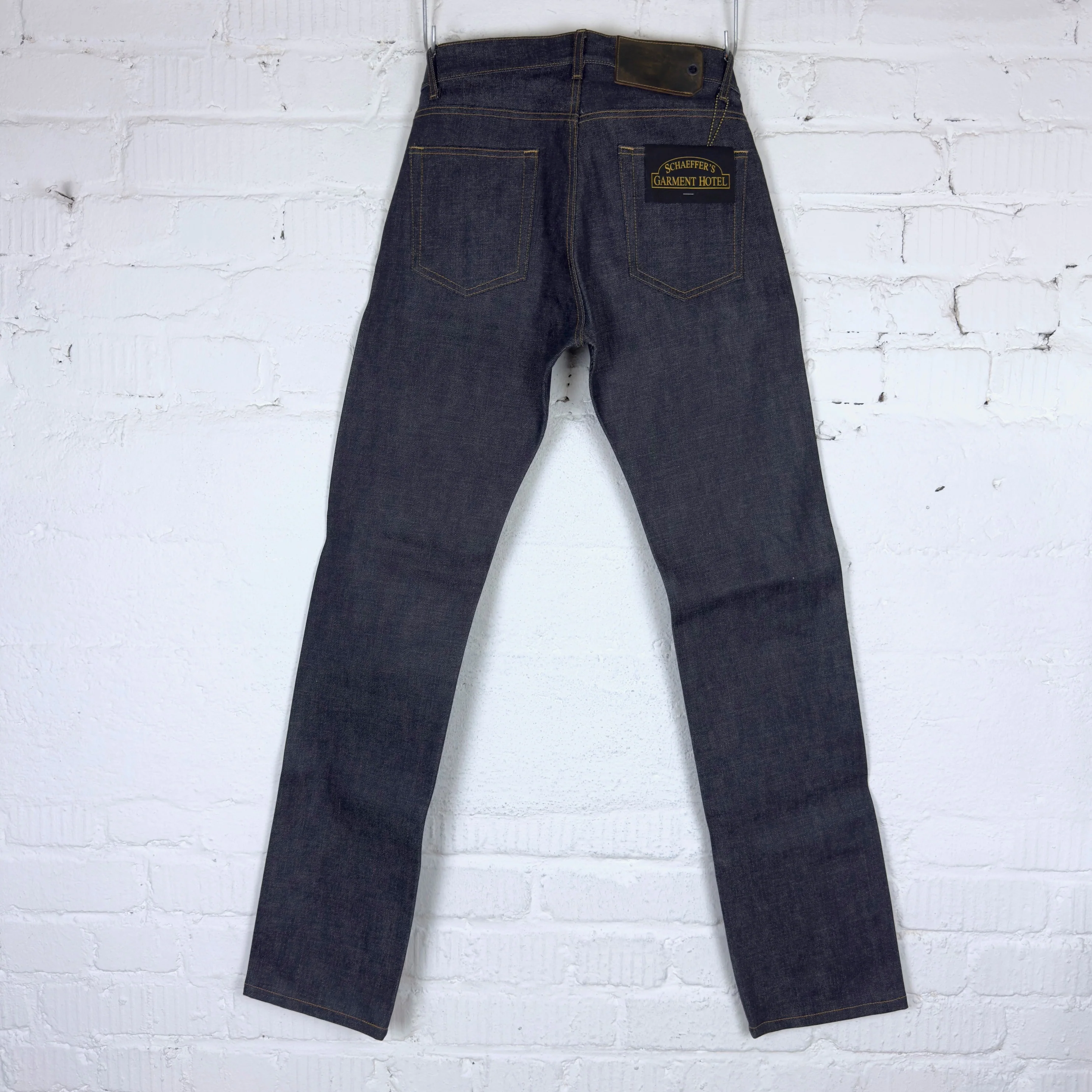 schaeffer's garment hotel | 103 rope indigo - tall rise jean - Image 8