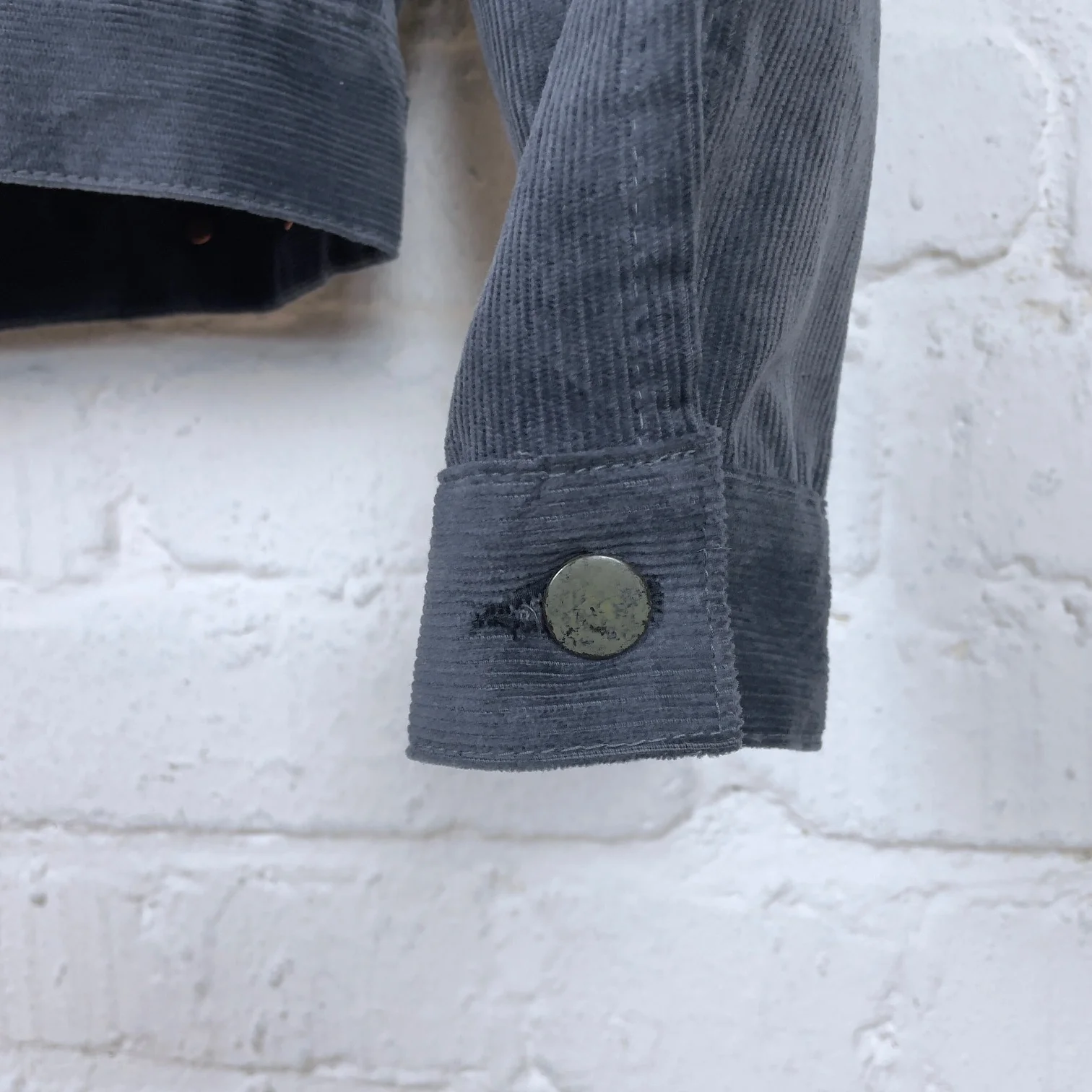 schaeffer's garment hotel | 14oz grey whale corduroy jacket - Image 5