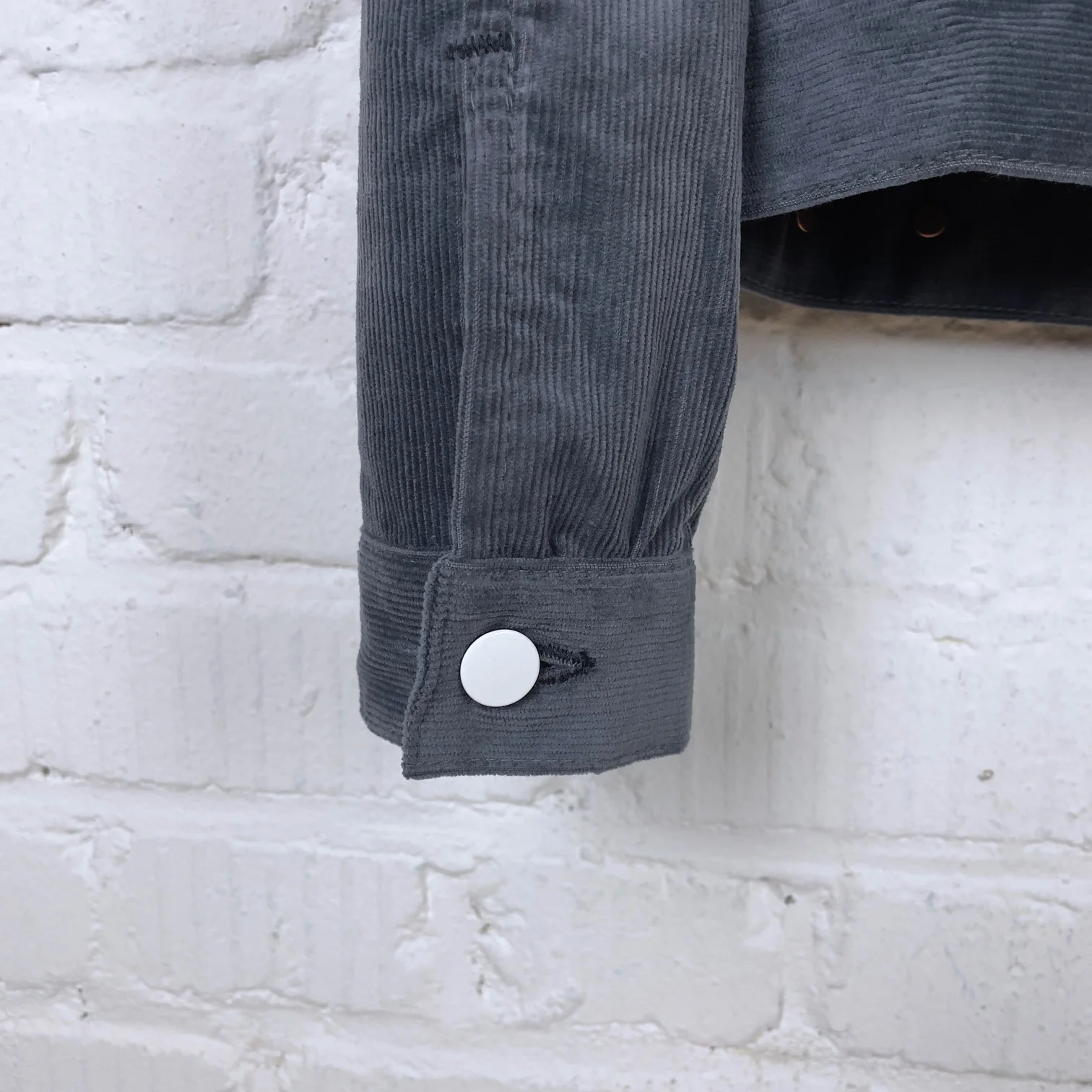schaeffer's garment hotel | 14oz grey whale corduroy jacket - Image 6