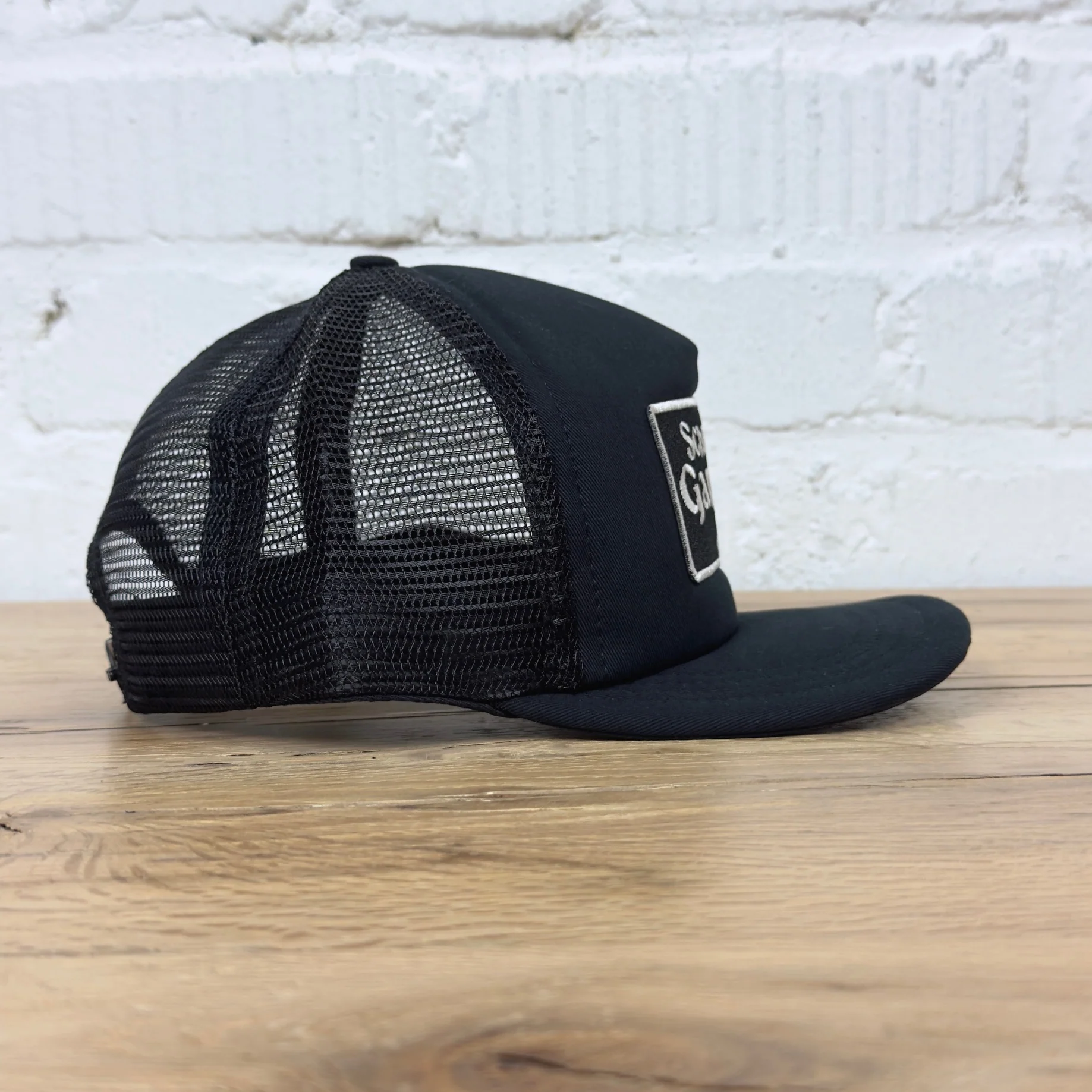 schaeffer's garment hotel | black chateau trucker hat - Image 3