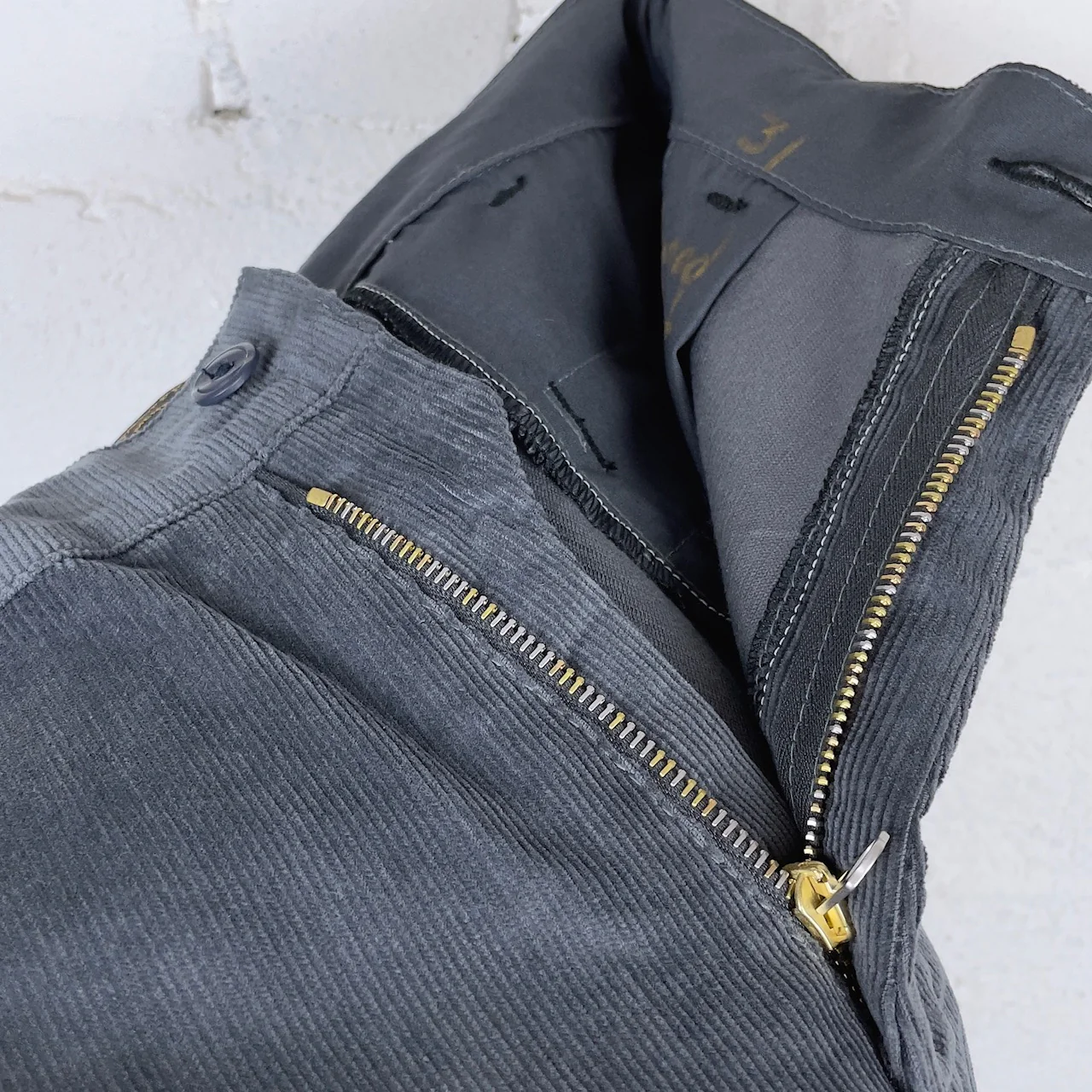 schaeffer's garment hotel | charcoal whale corduroy chino - tall straight - Image 4