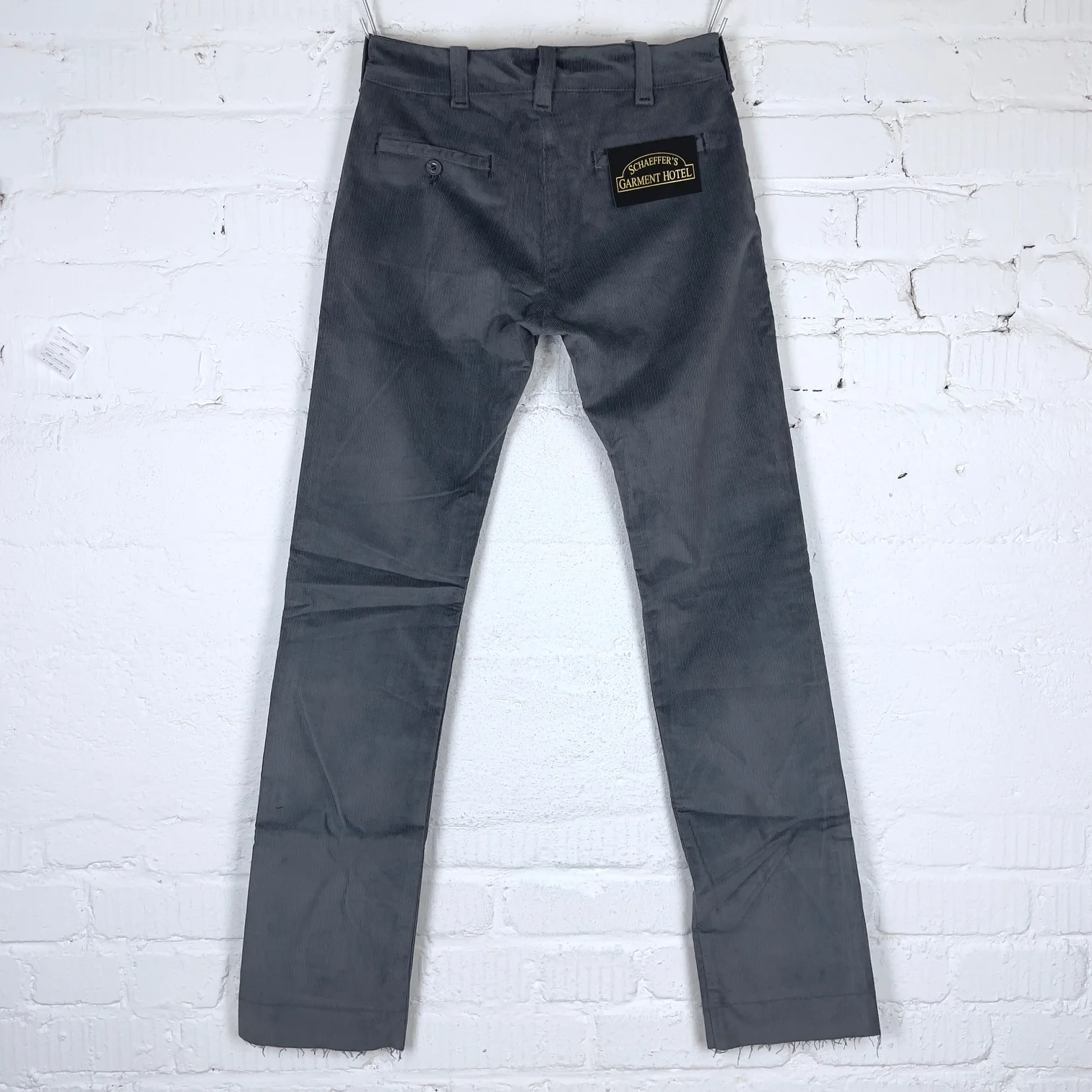 schaeffer's garment hotel | charcoal whale corduroy chino - tall straight - Image 5