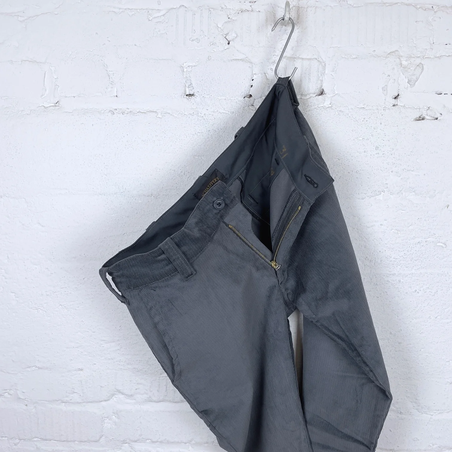 schaeffer's garment hotel | charcoal whale corduroy chino - tall straight - Image 8