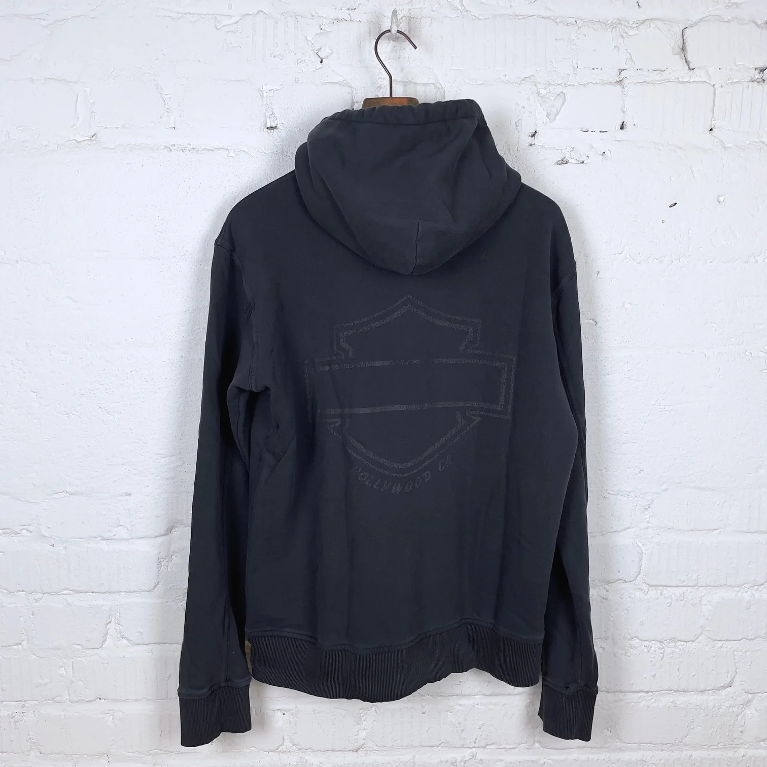 schaeffer's garment hotel | ghost logo hoodie - black - Image 6
