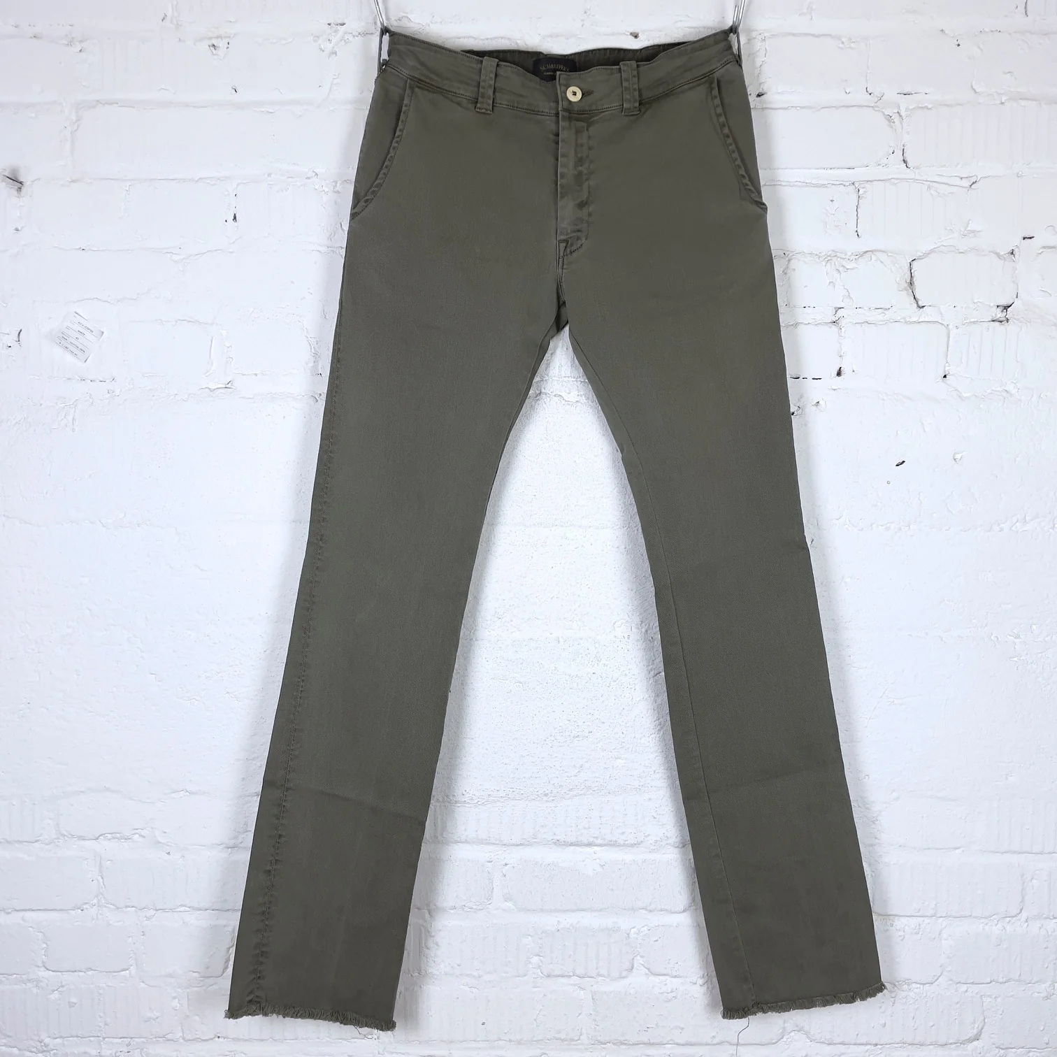 schaeffer's garment hotel | italian twill overdyed chino pants od green
