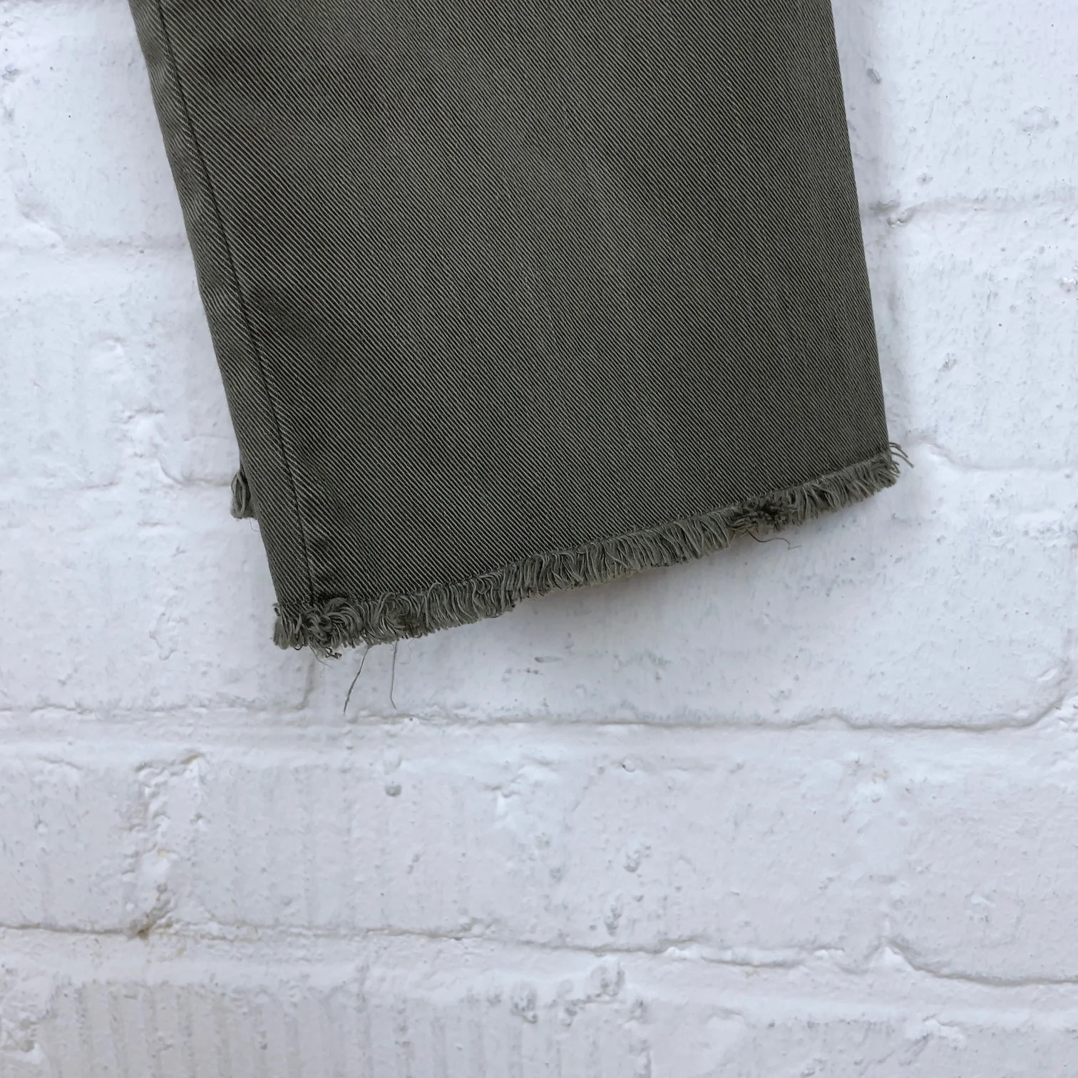 schaeffer's garment hotel | italian twill overdyed chino pants od green - Image 6