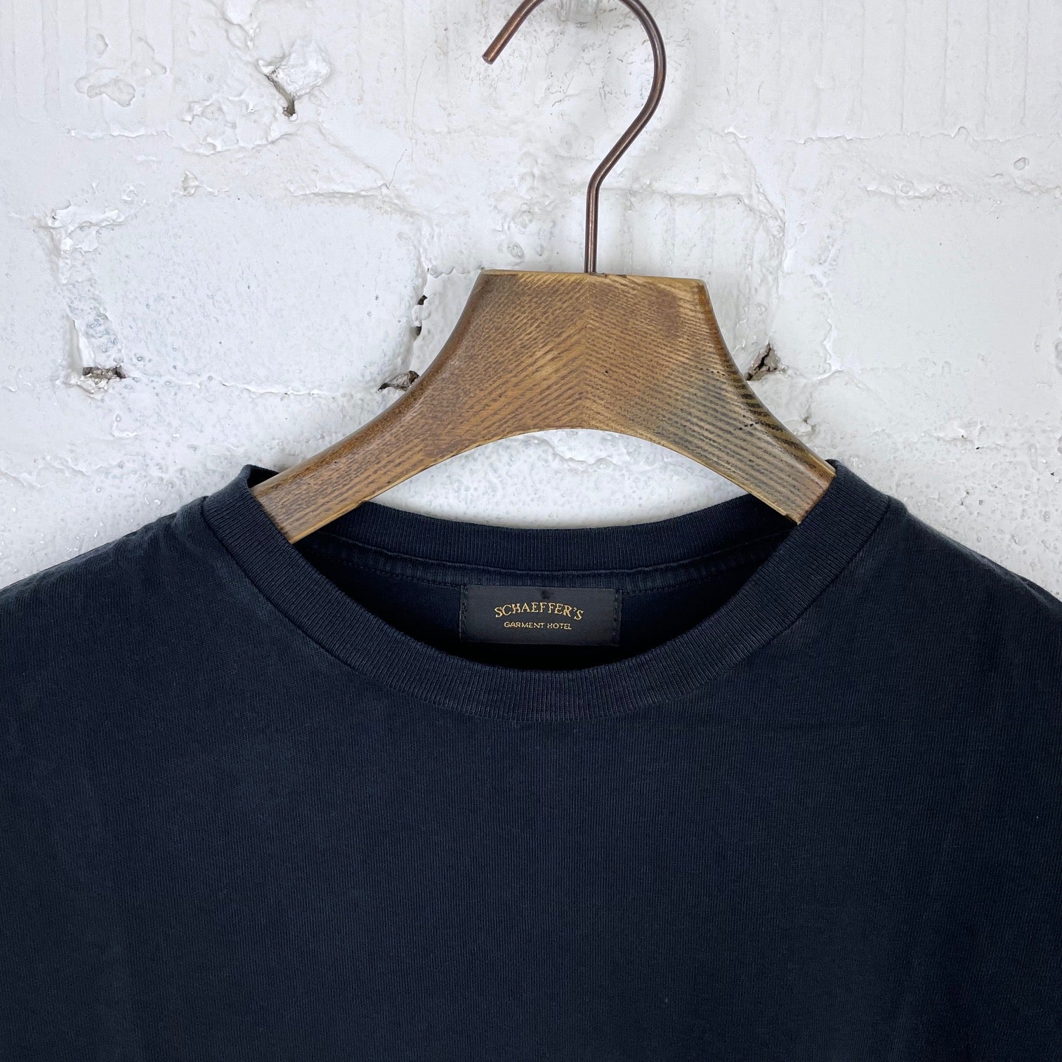 schaeffer's garment hotel | ringspun tee - worn black - Image 2