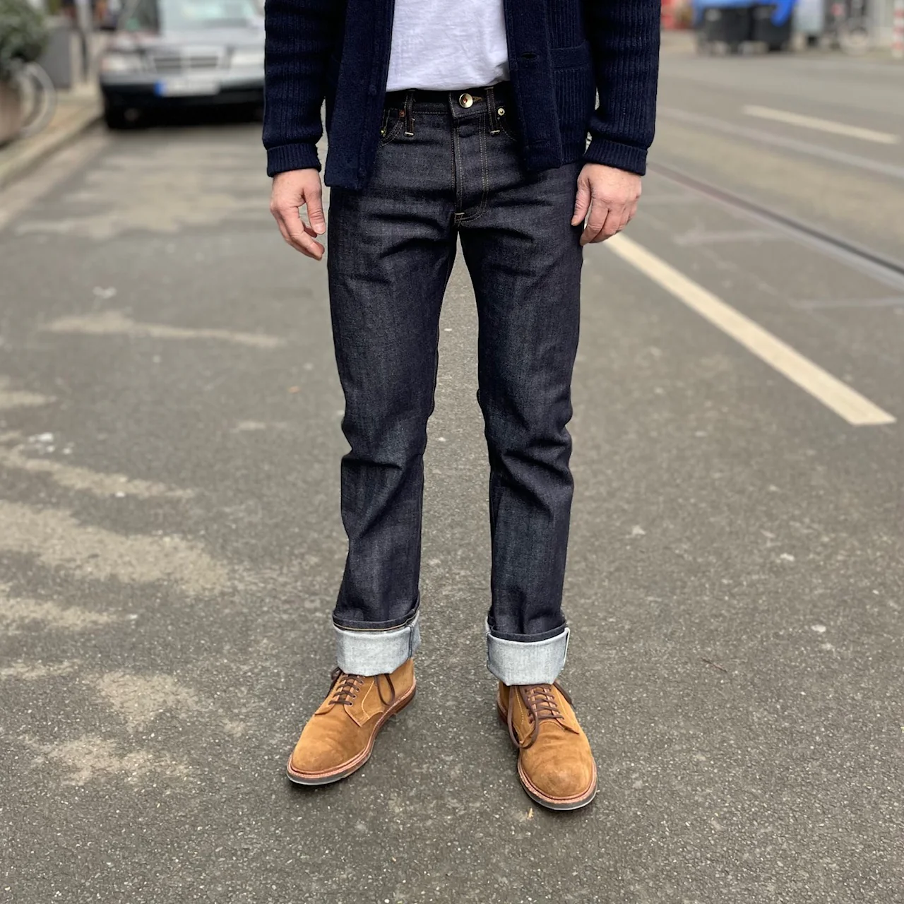 schaeffer's garment hotel | 101 rope indigo - standard rise jean - Image 3