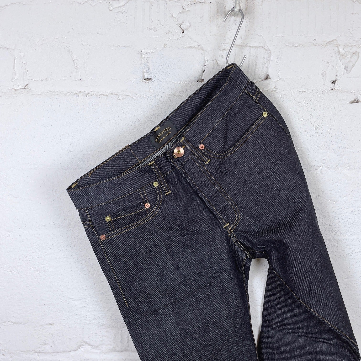 schaeffer's garment hotel | 101 rope indigo - standard rise jean - Image 5