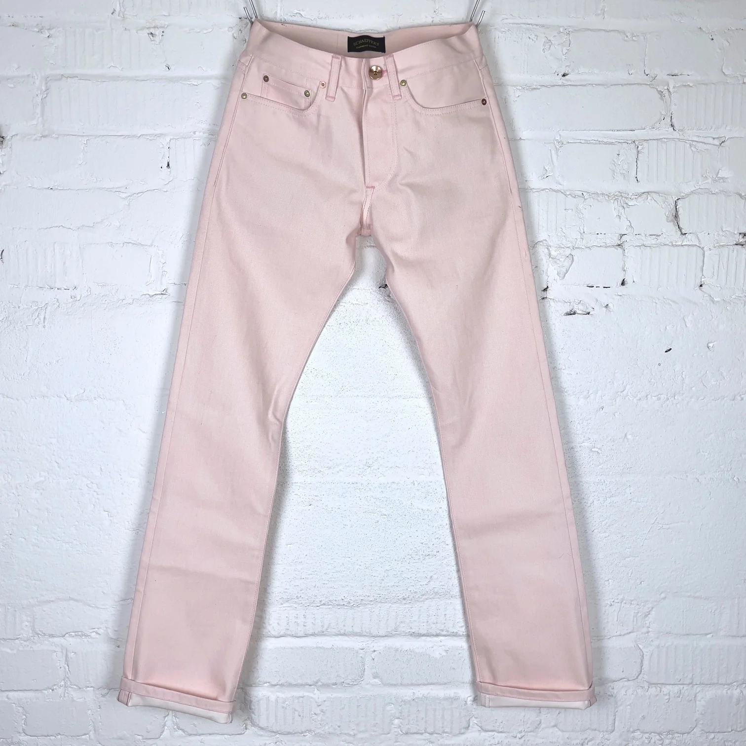 schaeffer's garment hotel | 101 standard straight jean coated pink