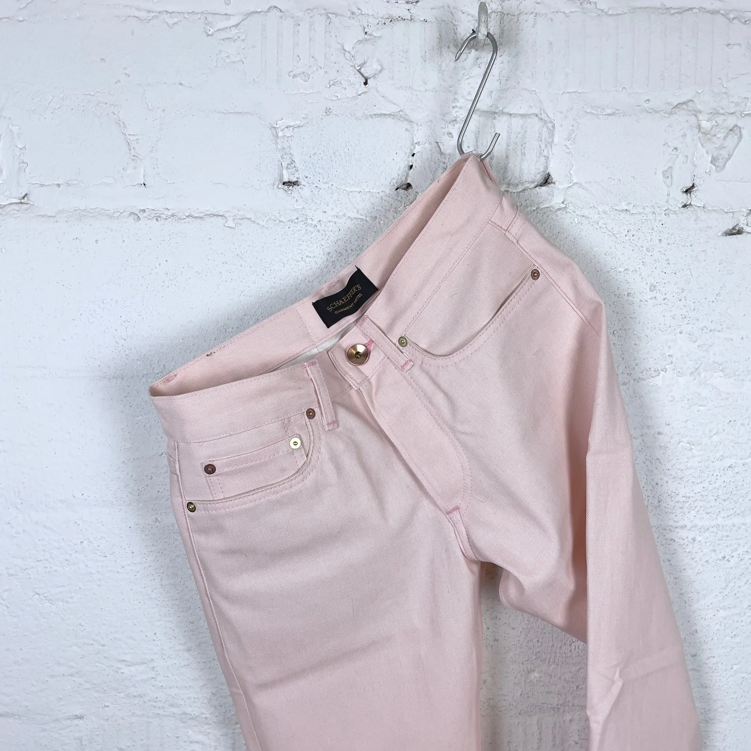 schaeffer's garment hotel | 101 standard straight jean coated pink - Image 6