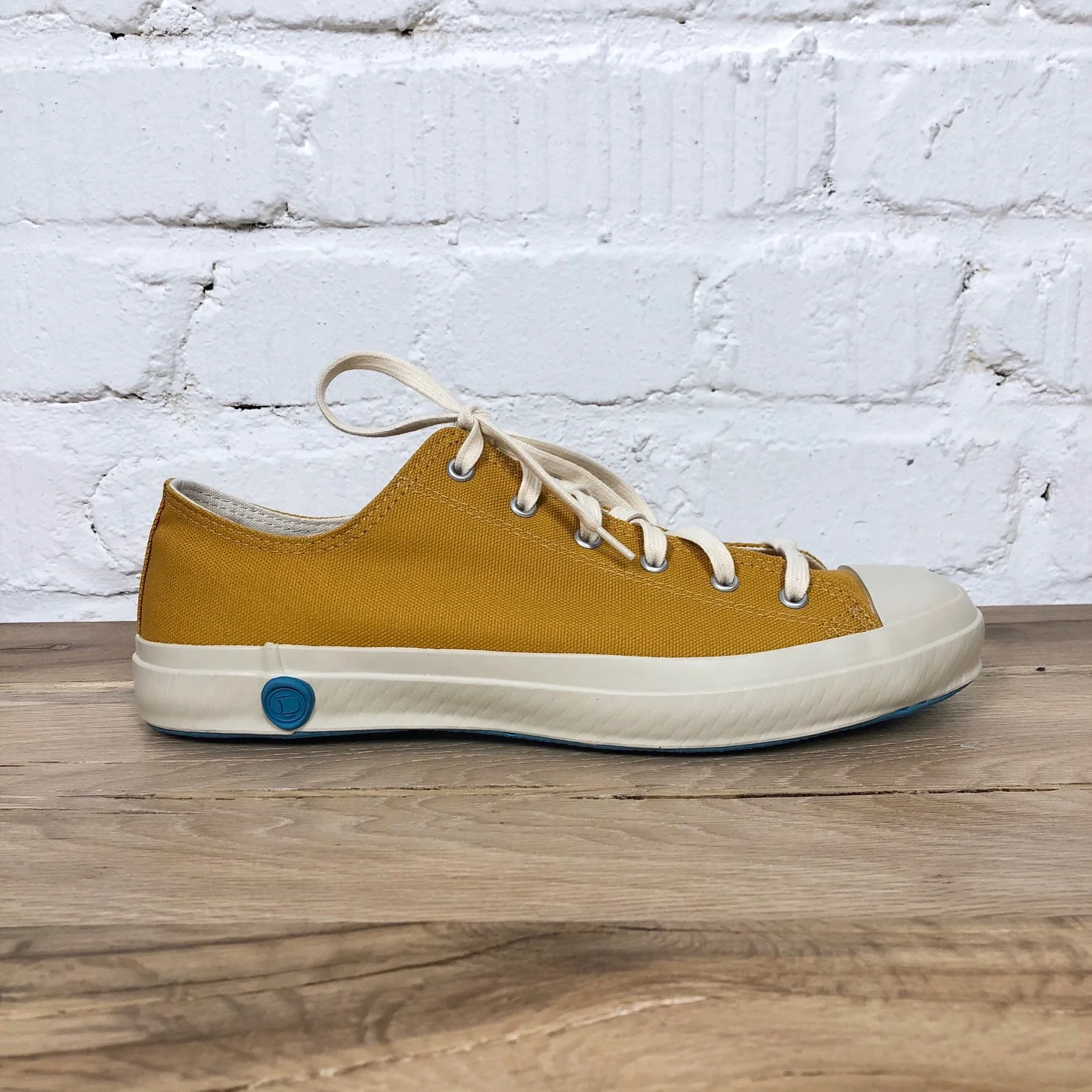 shoes like pottery | mustard low top canvas