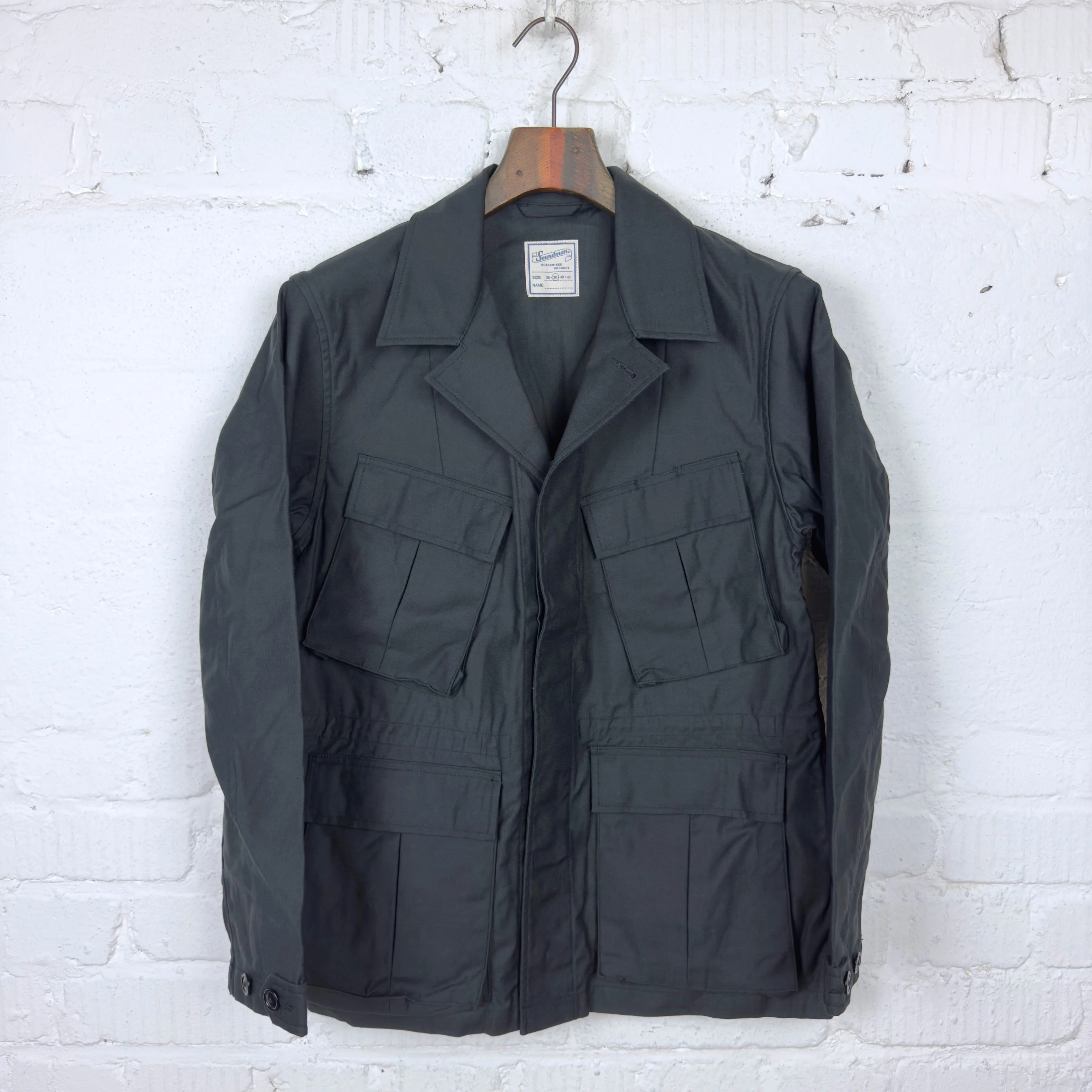 soundman | albany jacket carbon black
