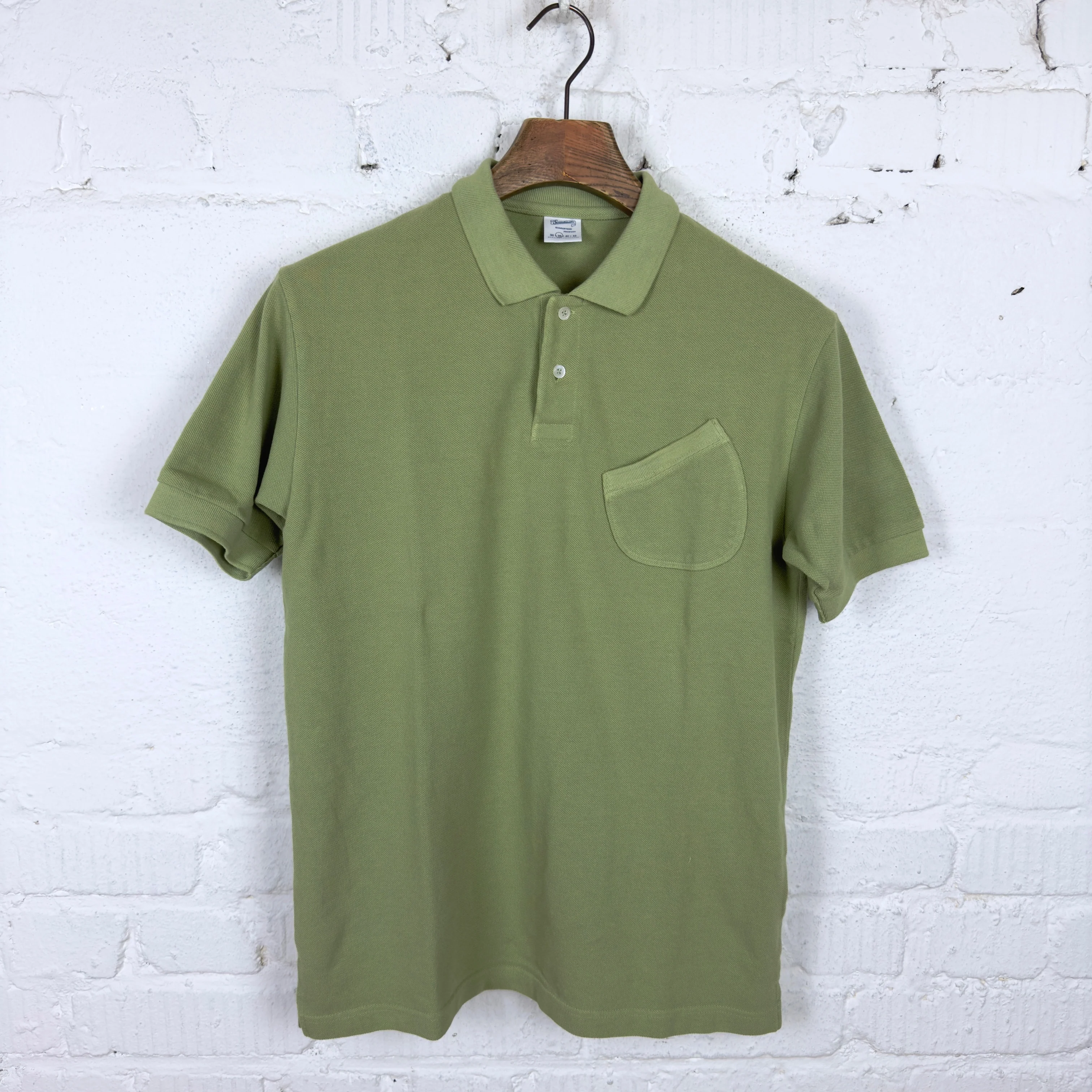 soundman | arrow polo shirt lime