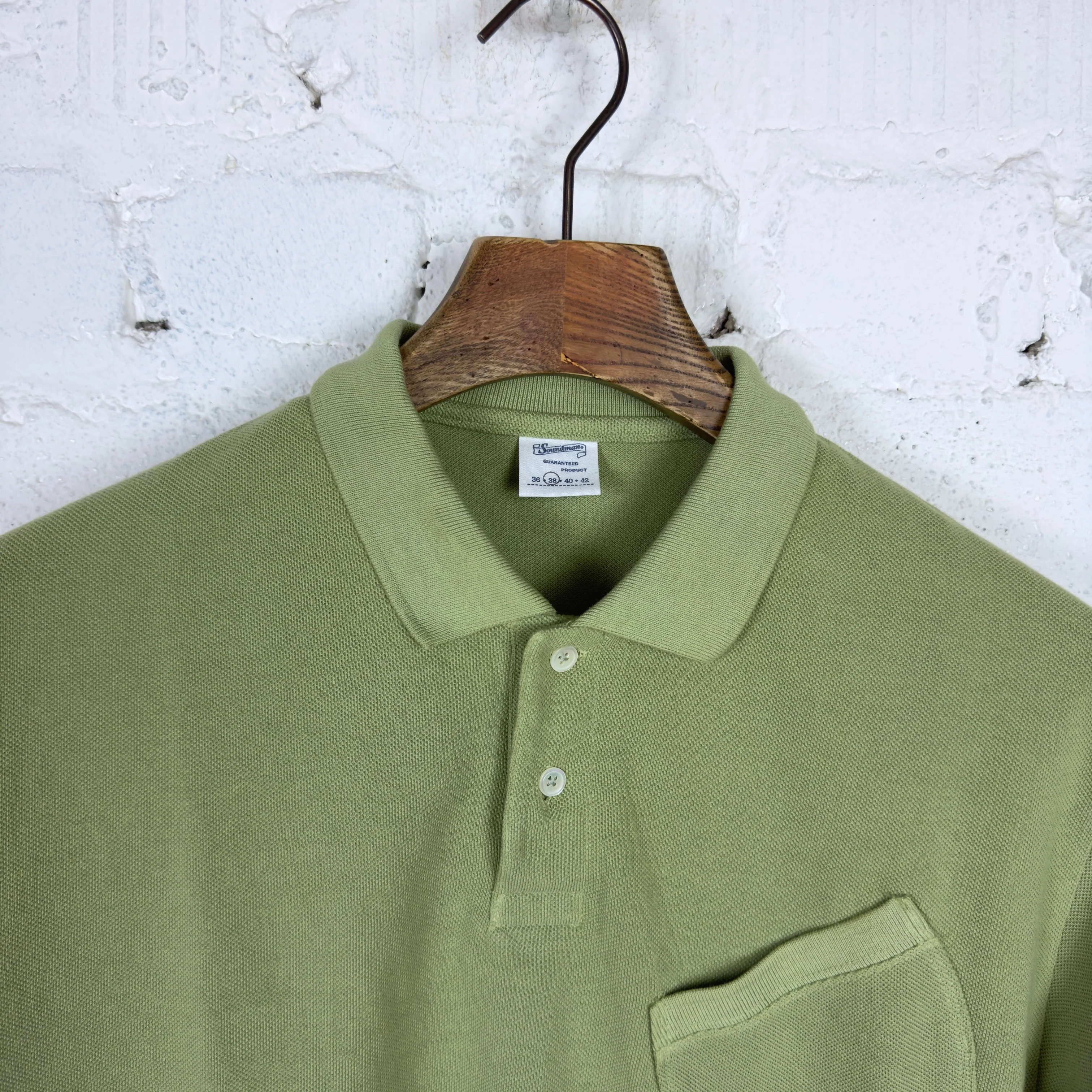 soundman | arrow polo shirt lime - Image 2
