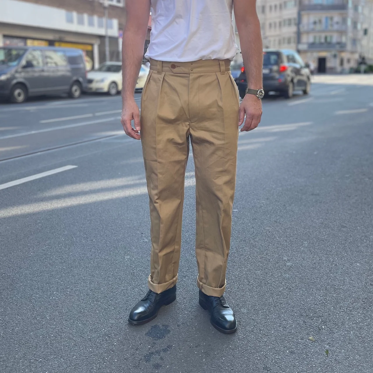soundman | clarke chino pant khaki beige - Image 2