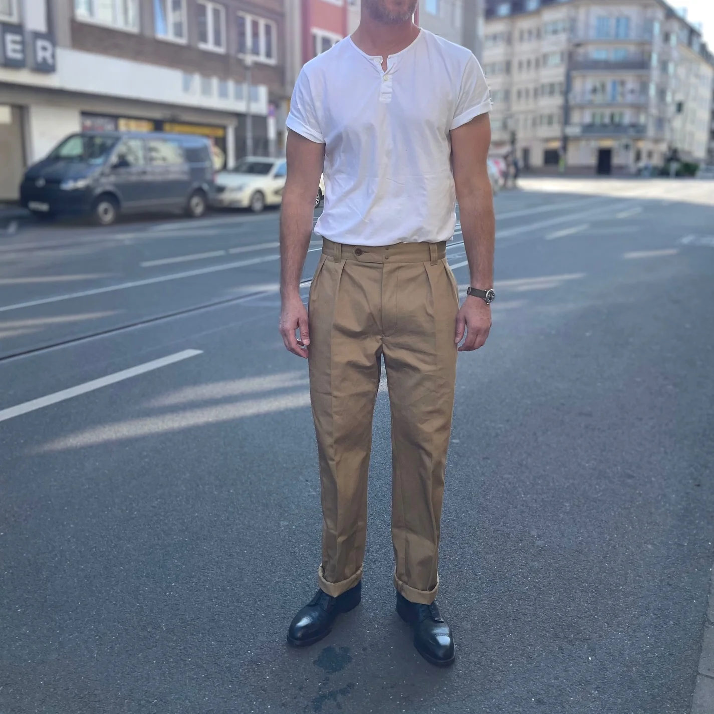 soundman | clarke chino pant khaki beige - Image 3