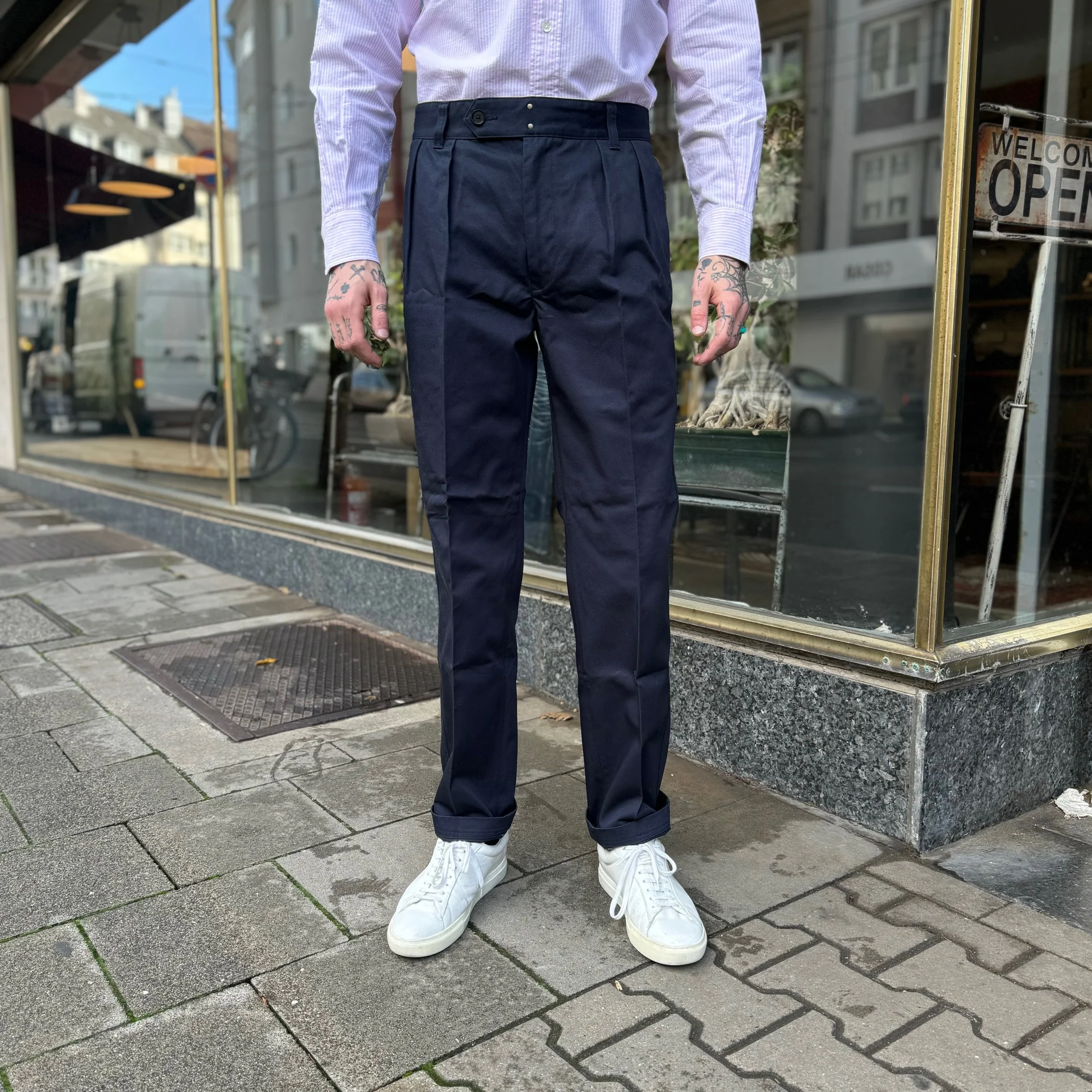 soundman | clarke chino pant navy - Image 3
