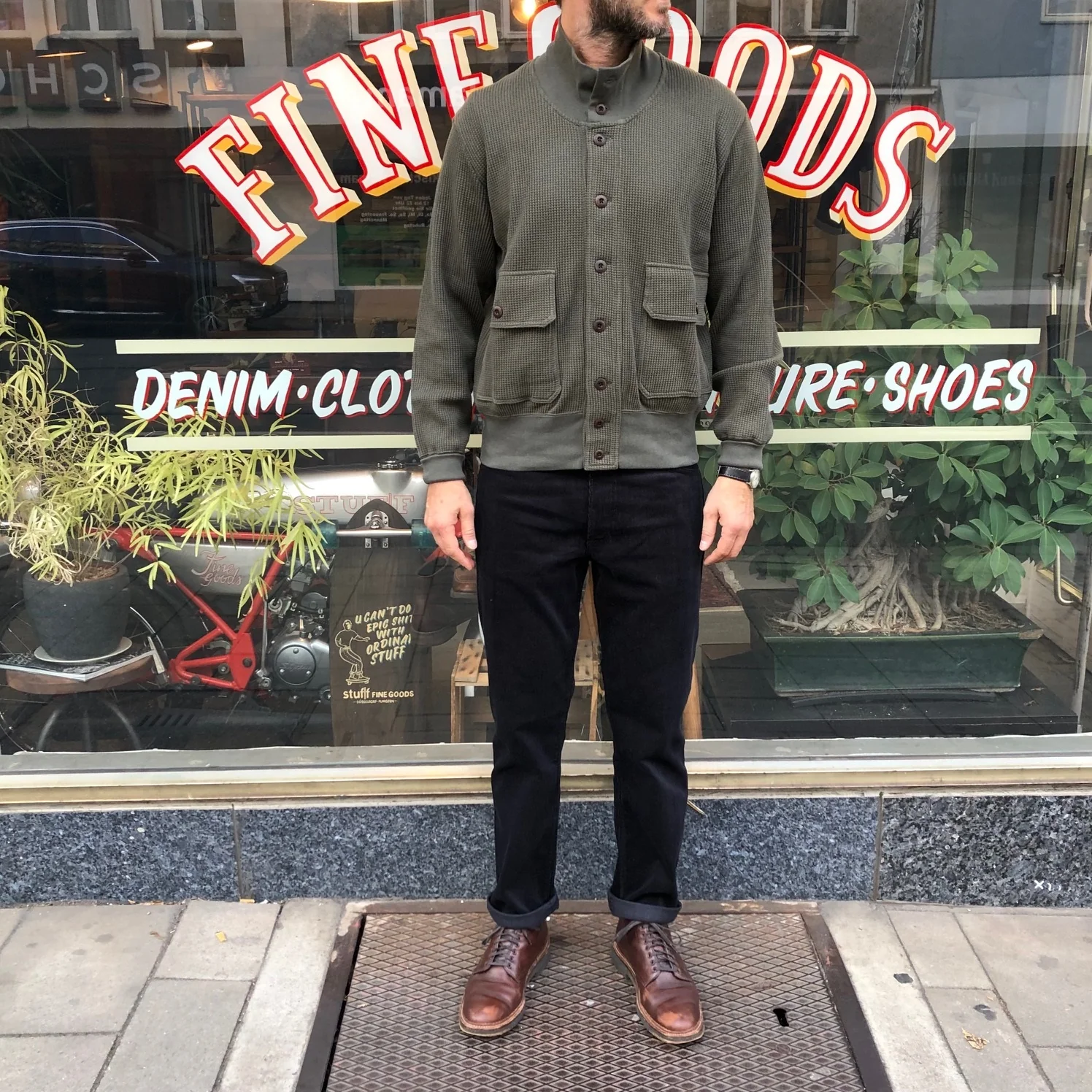 soundman | kennington cardigan olive - Image 2