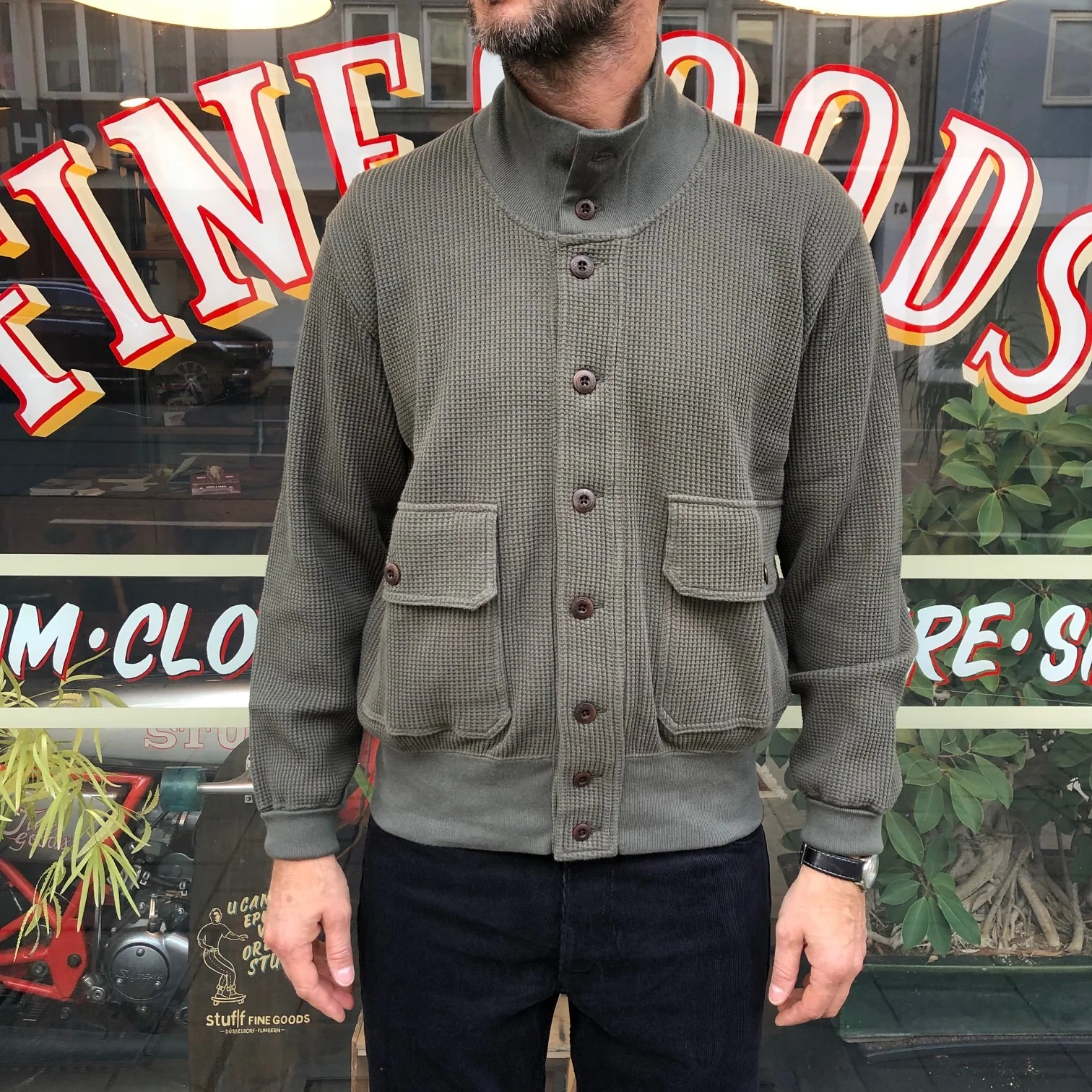 soundman | kennington cardigan olive - Image 3