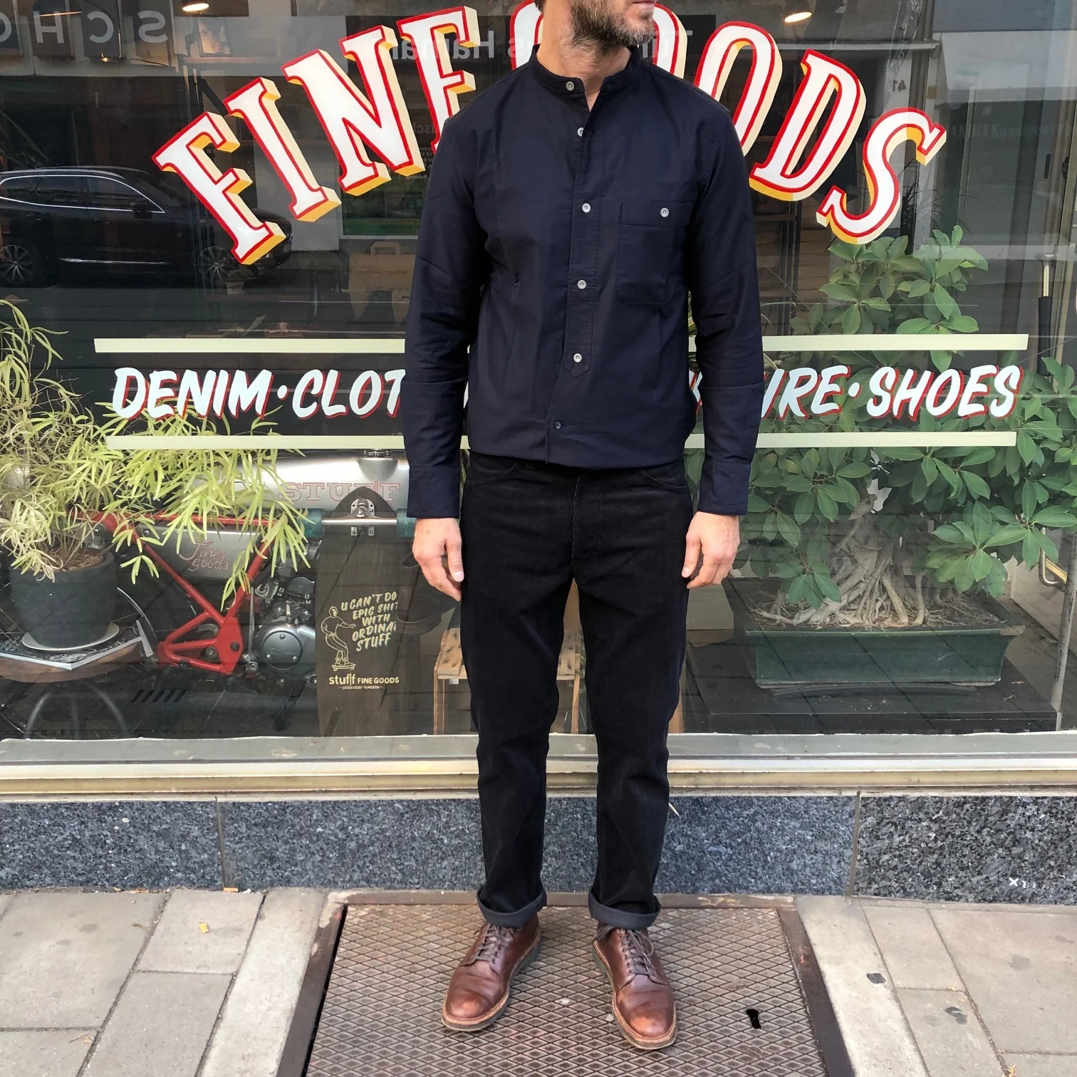 soundman | livingstone II shirt navy - Image 2