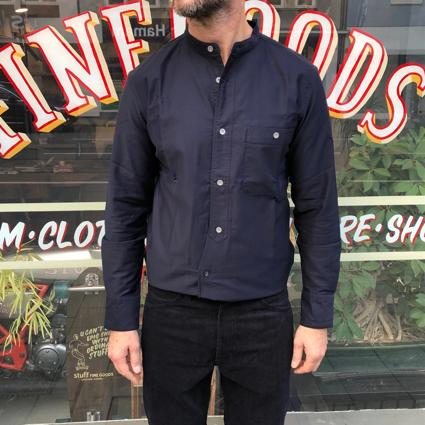 soundman | livingstone II shirt navy - Image 3