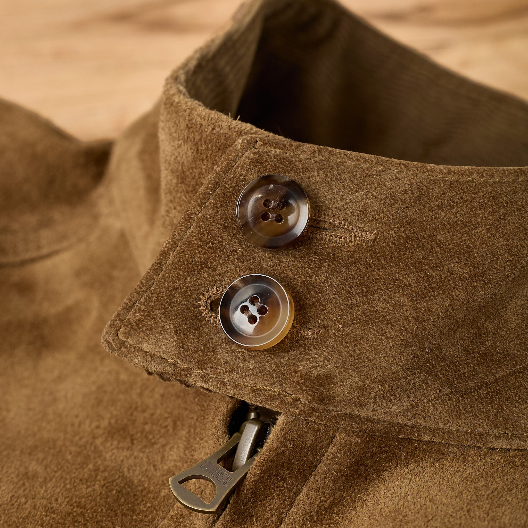 soundman | lukes suede jacket - tan - Image 5